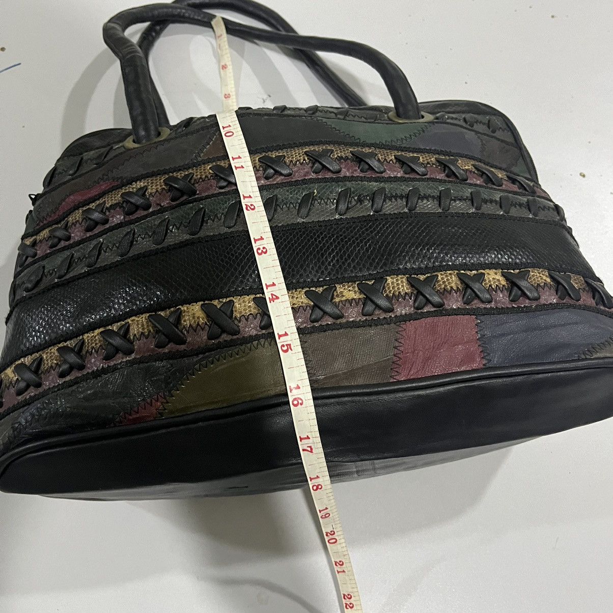 If Six Was Nine 🇯🇵JAPANESE BRAND Y2K GOTHIC PUNK STYLE LEATHER HANDLE BAG Size ONE SIZE - 9 Thumbnail