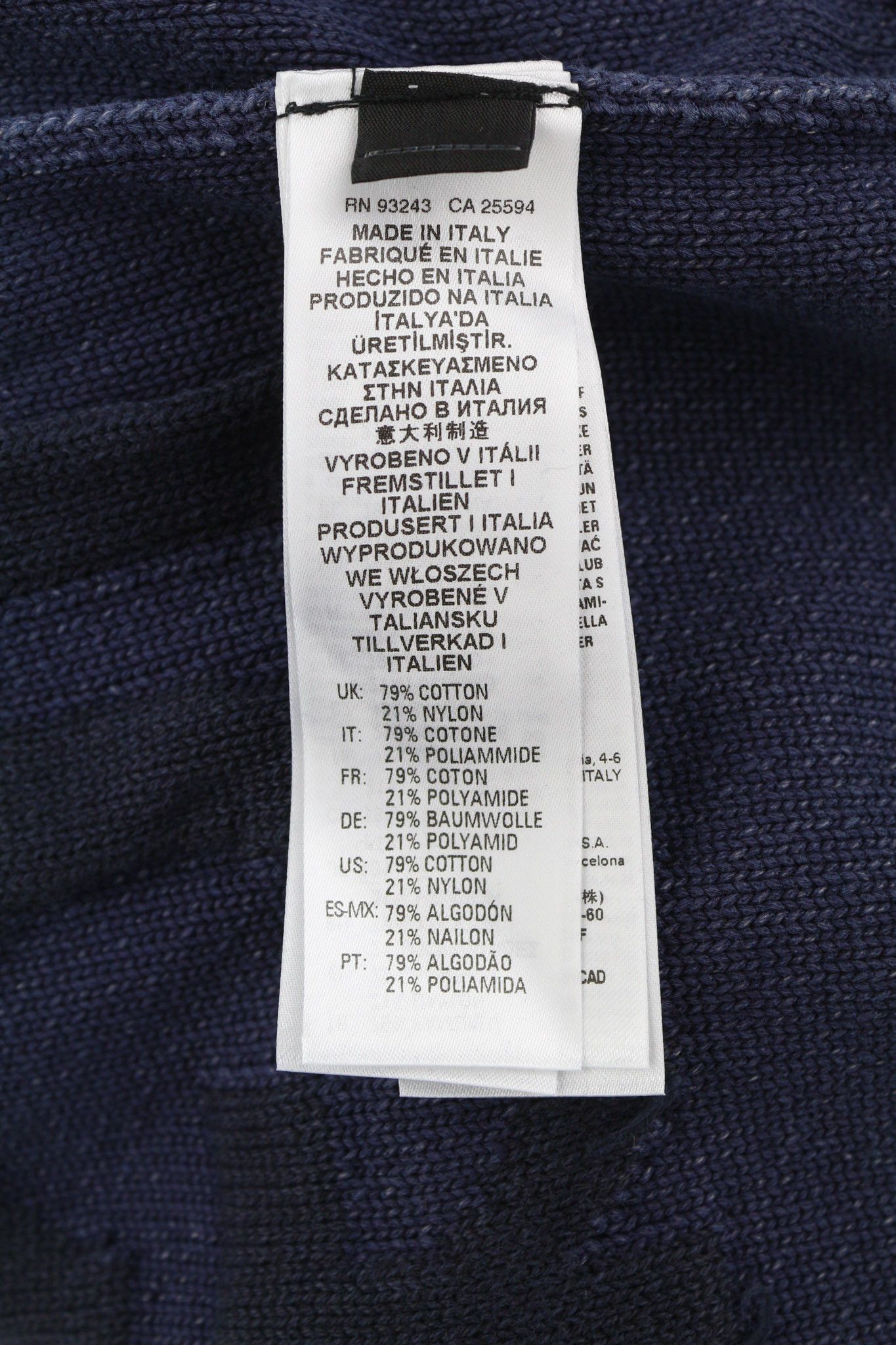 Diesel K-NORTHERN S Washed Crew Knit Blue Jumper 40131 Size US S / EU 44-46 / 1 - 8 Thumbnail