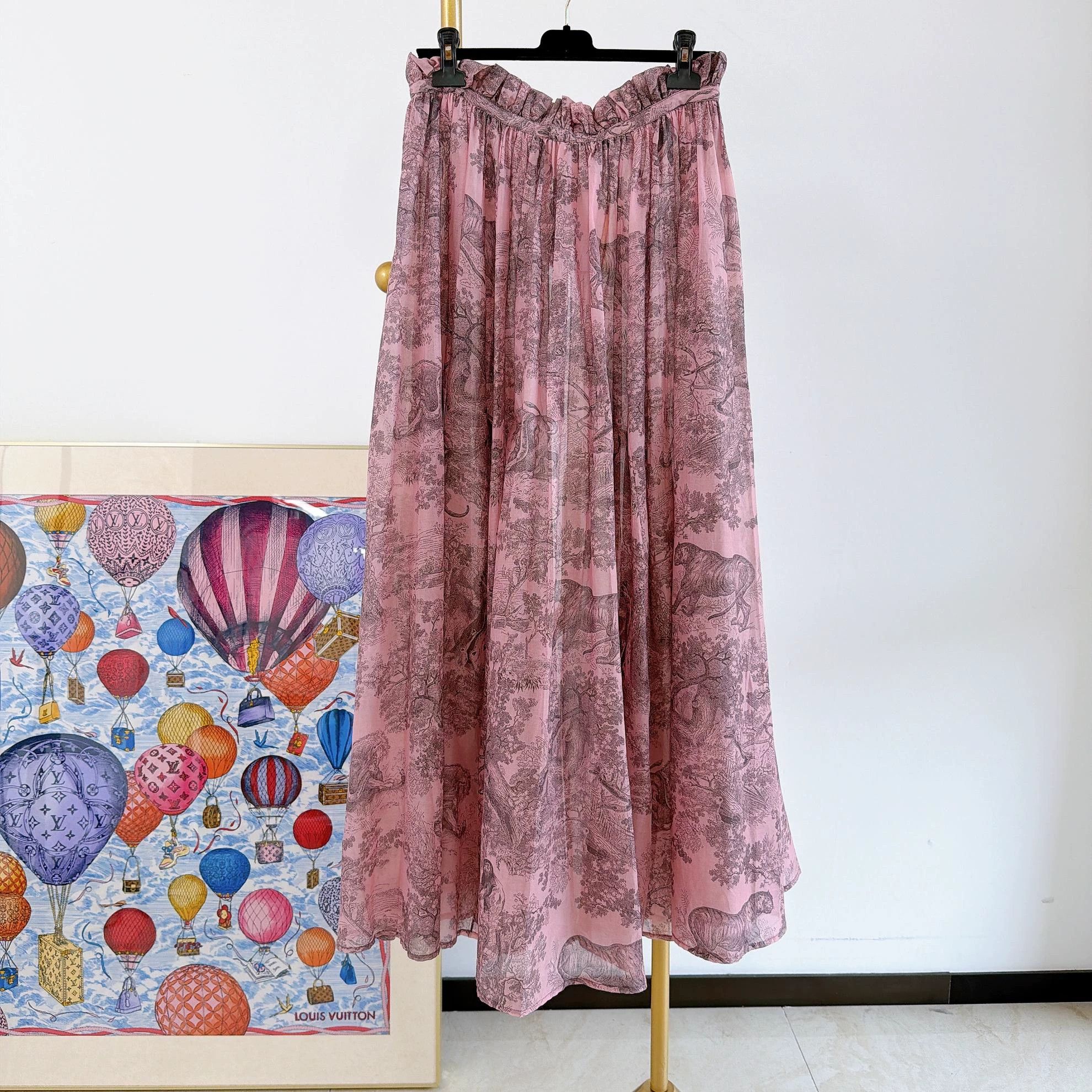 Christian Dior Monsieur Christian Dior Jungle Skirt Women's F40 Size 28" / US 6 / IT 42 - 5 Thumbnail