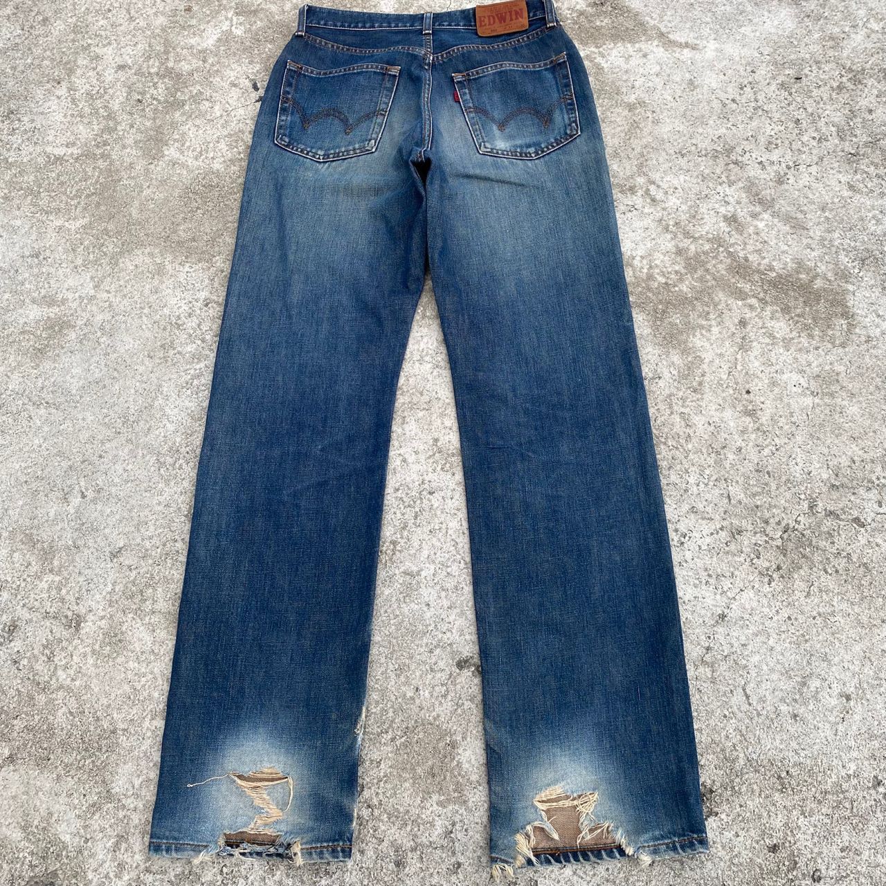 Edwin Vintage Edwin 503 Regular Distressed Denim Size US 30 / EU 46 - 3 Thumbnail