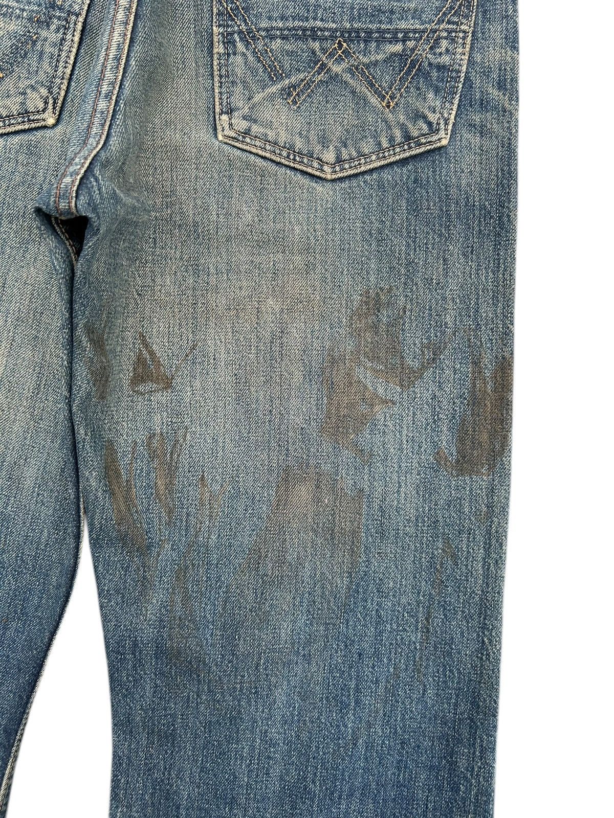 Kapital Vintage Wrangler Blue Bell Selvedge Distressed Denim Jeans Size US 29 - 12 Thumbnail