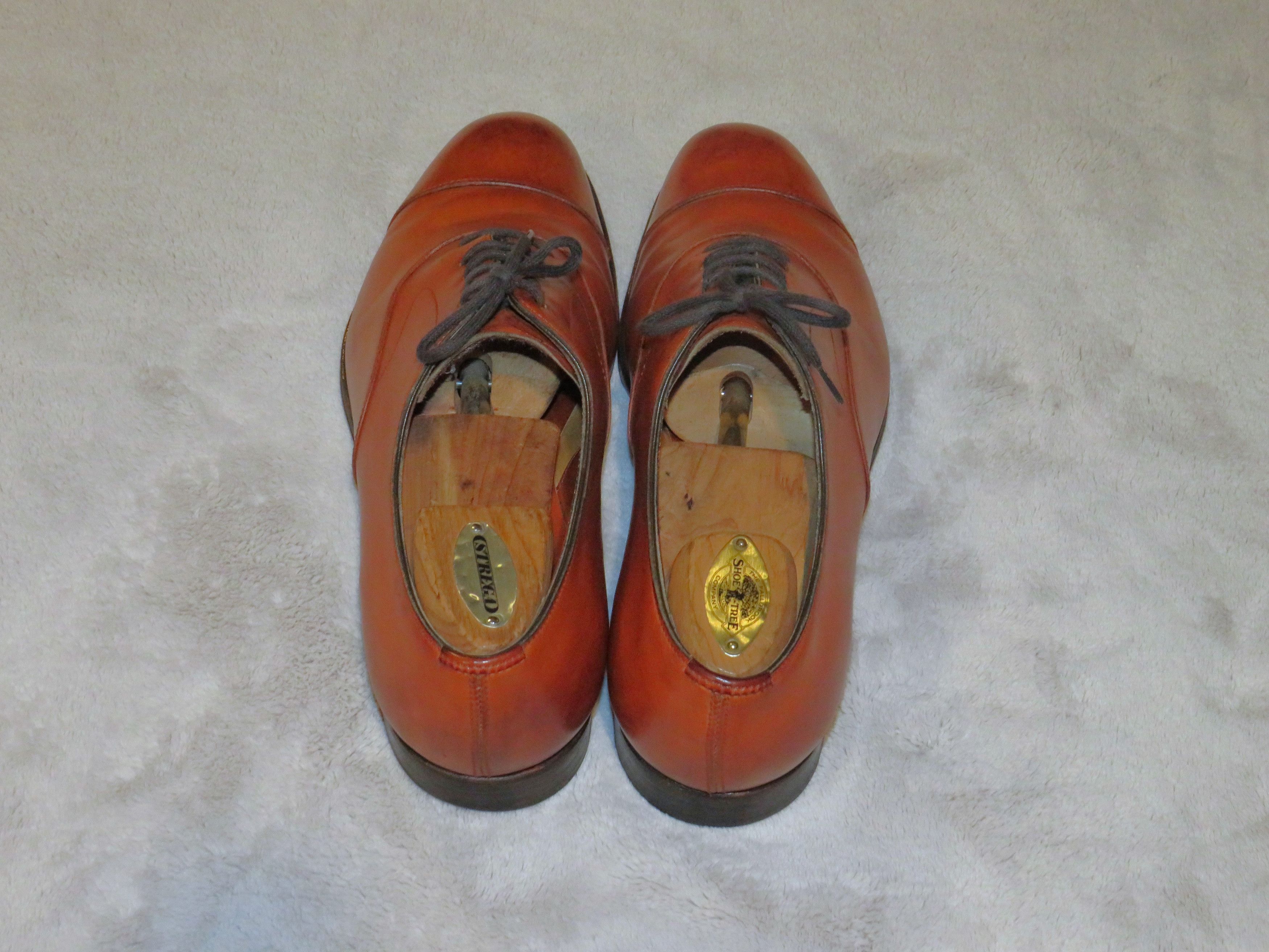 Edward Green Chelsea Burnt Pine Antiqued Leather Derby 202 Last Size 8D Size US 8 / EU 41 - 6 Thumbnail