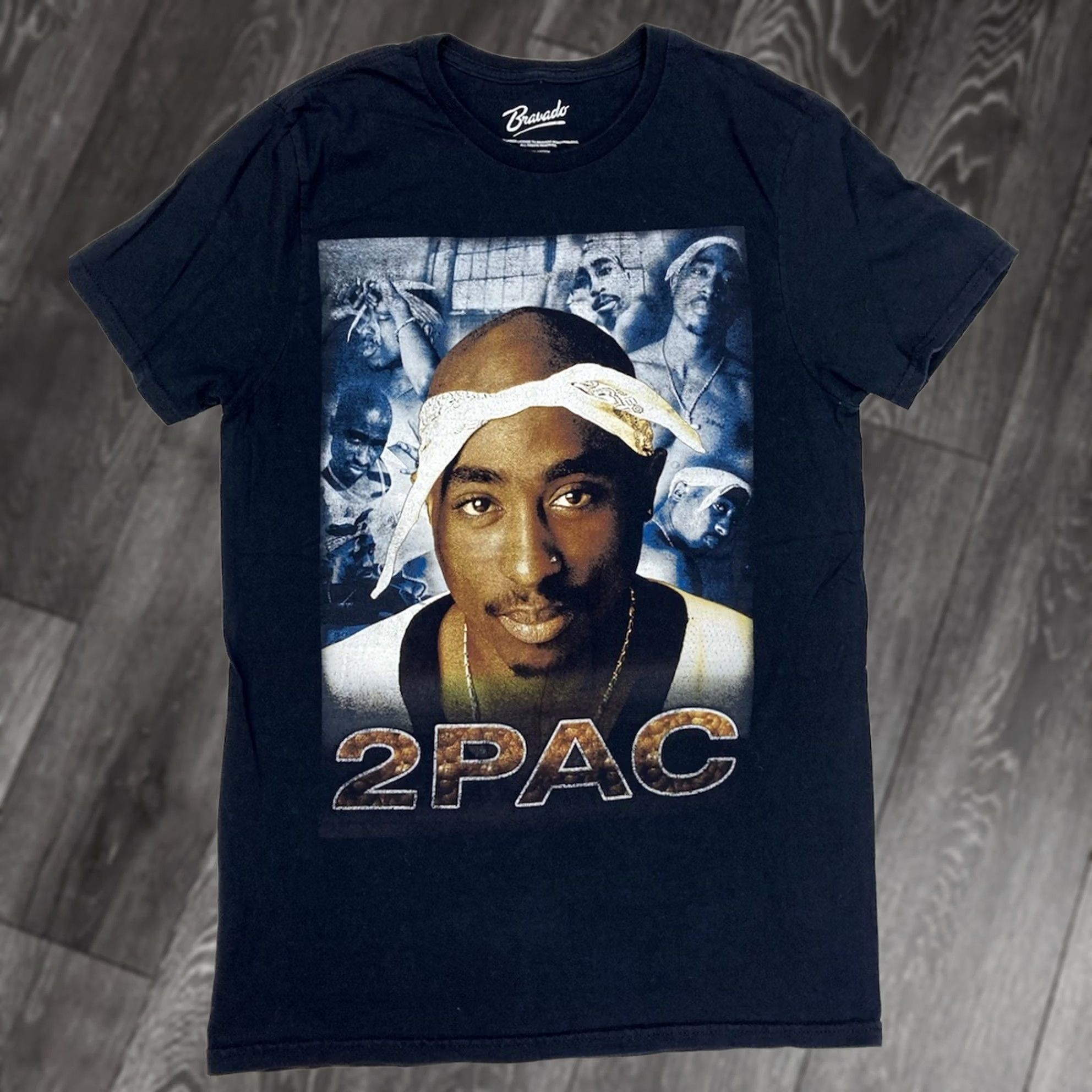 Bravado VINTAGE Bravado 2pac Tupac Shakur Graphic T-shirt Men Small Black Short Sleeve Music Shirt Size US S / EU 44-46 / 1 - 1 Thumbnail
