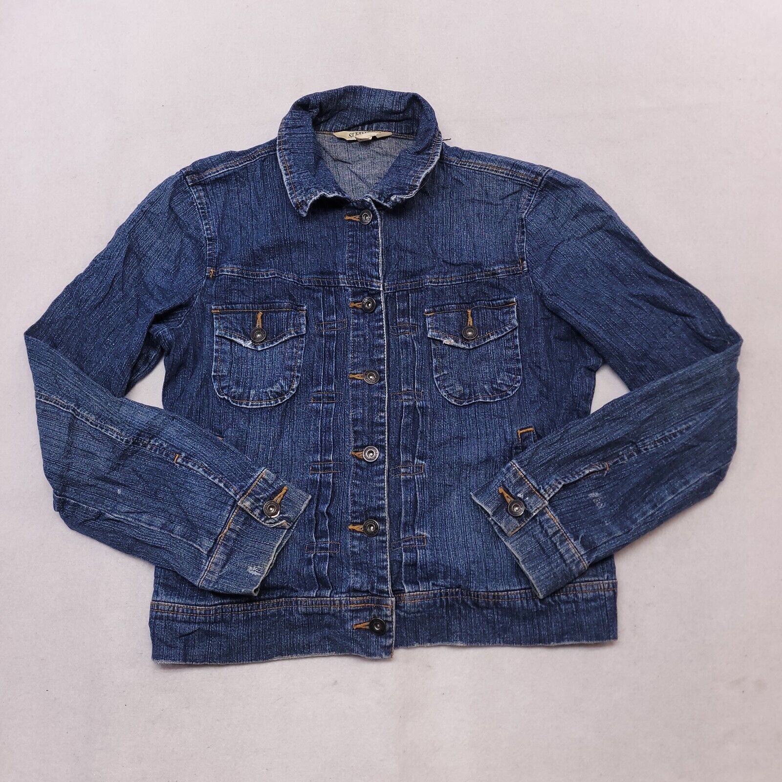 St. Johns Bay St Johns Bay Button Up Jean Jacket Womens Size Small S Blue Size S / US 4 / IT 40 - 2 Thumbnail