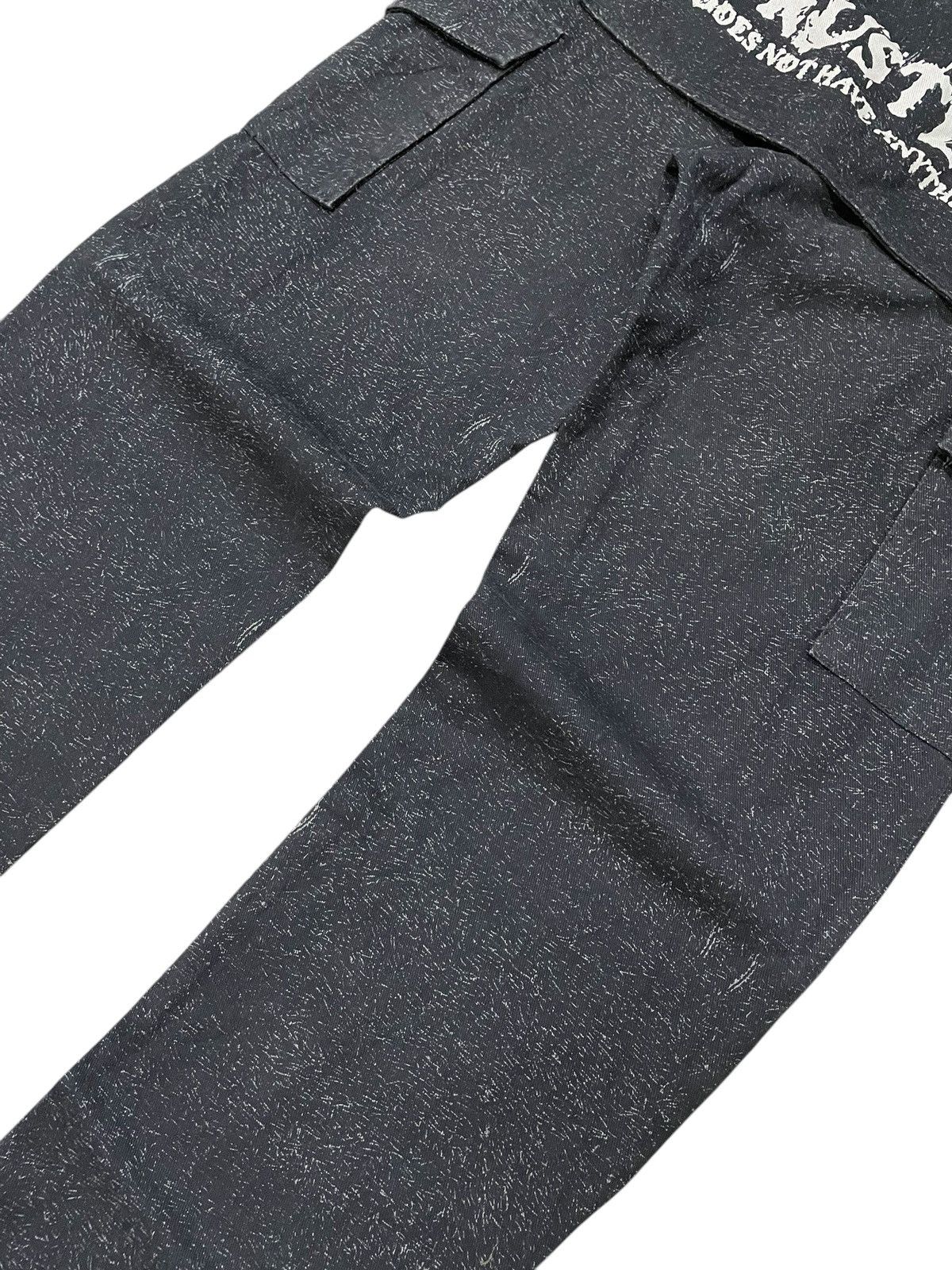 Hysteric Glamour × Japanese Brand Splash Number Poems Monkey Pocket Snow Effect Cargo Pants Size US 30 / EU 46 - 12 Thumbnail