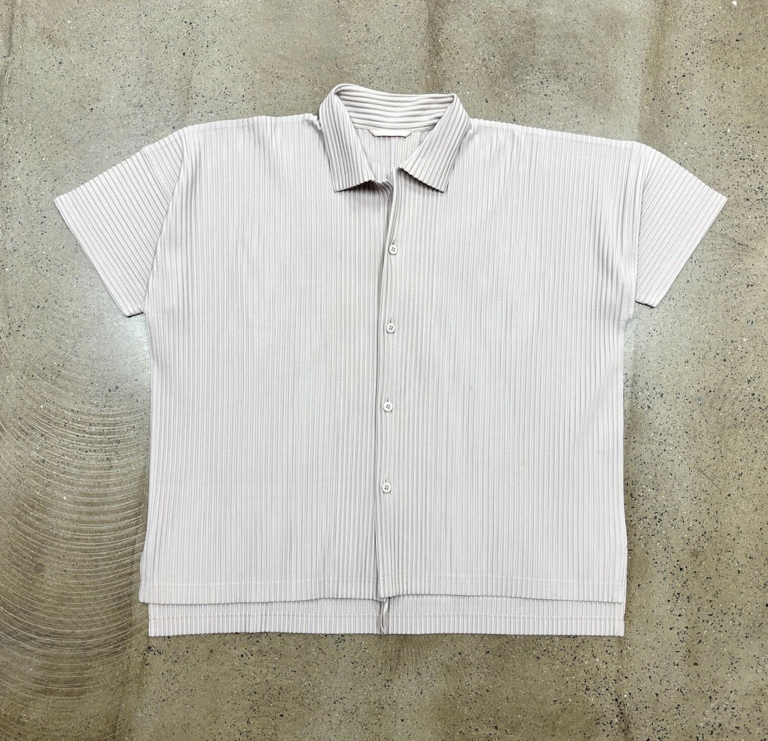 Issey Miyake Issey Miyake Pleated Short-Sleeve Jacket Size US XL / EU 56 / 4 - 1 Thumbnail
