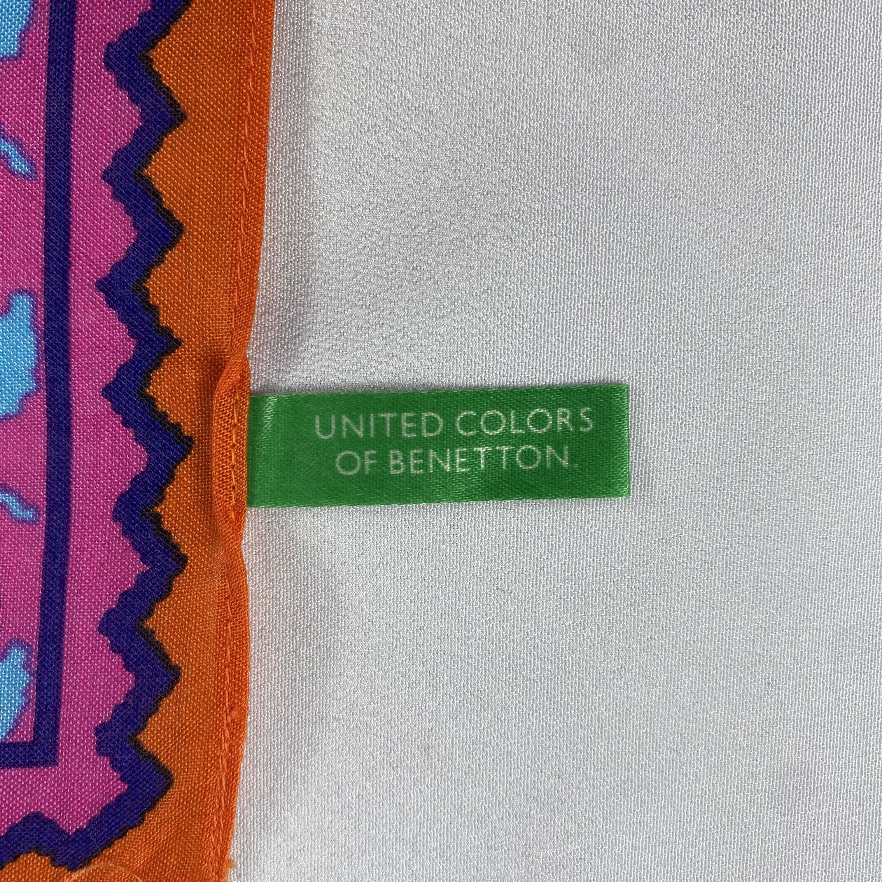 Benetton × Vintage Benetton Neckerchief / Bandana / Handkerchief-P850 Size ONE SIZE - 5 Thumbnail