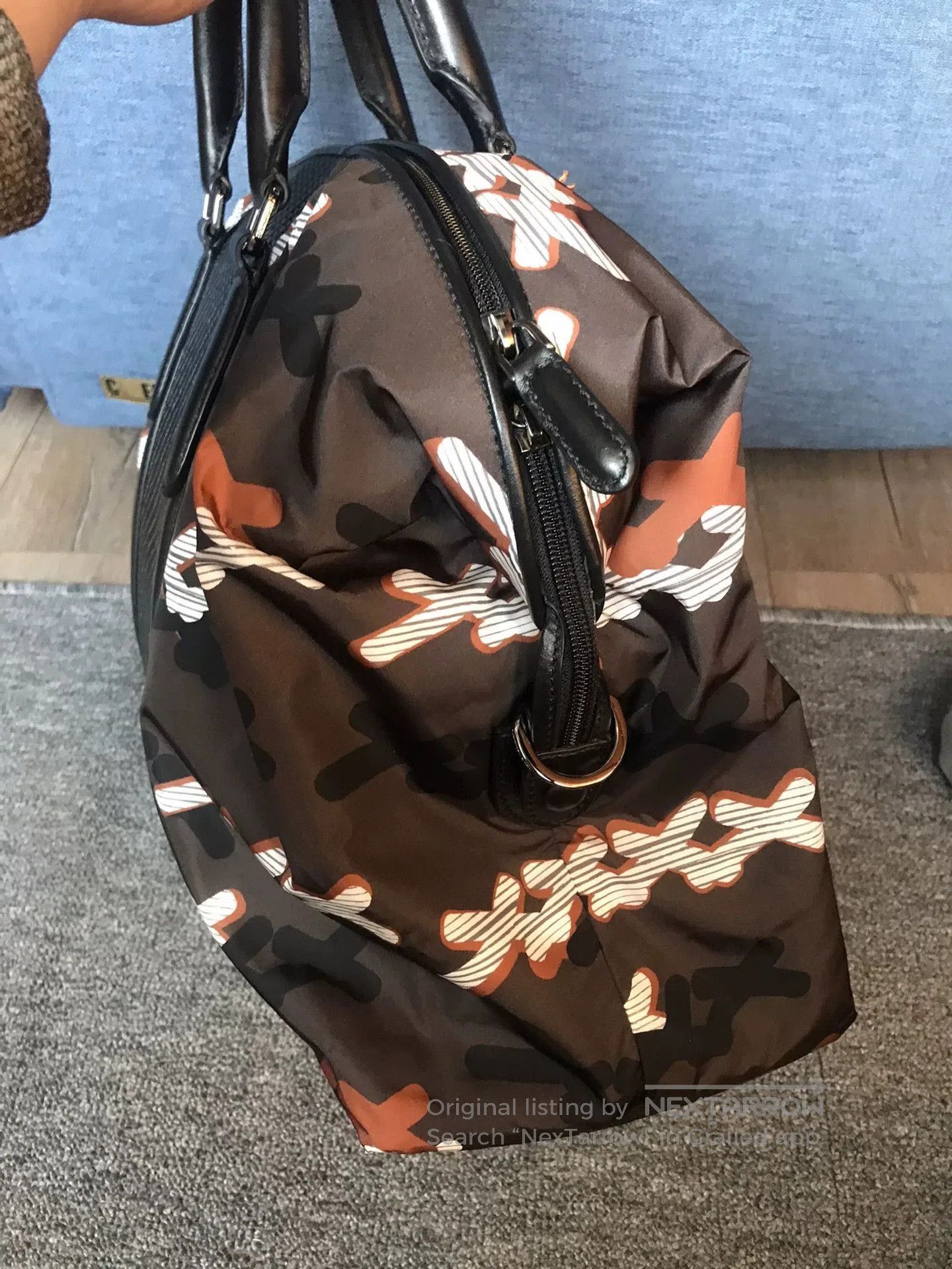 Ermenegildo Zegna Multi-Patterned Travel Duffle Bag. Size ONE SIZE - 3 Thumbnail