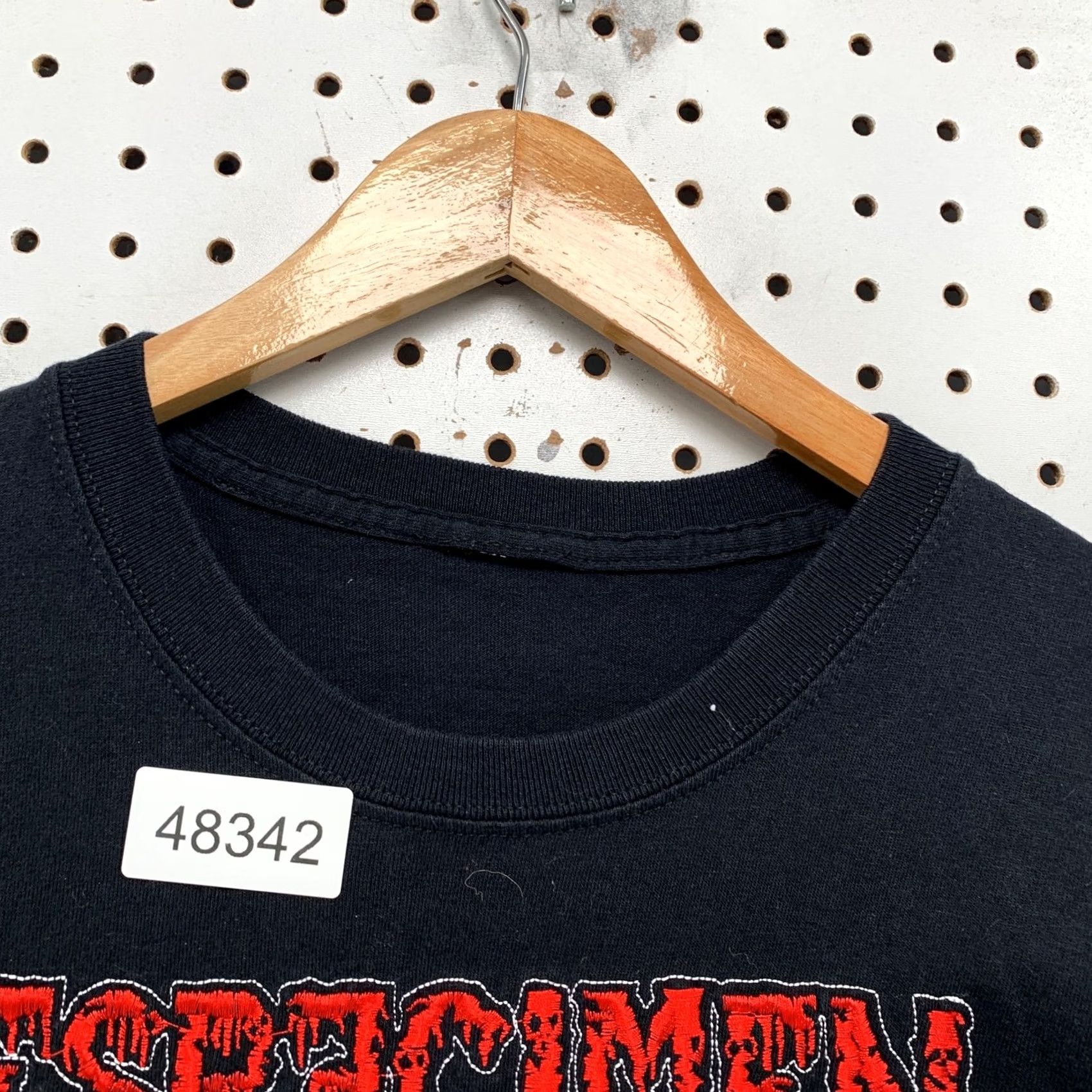 Vintage VINTAGE Especimen Shirt Mens XL Black El Regreso Rock & Death Embroidered Graphic Goth Size US XL / EU 56 / 4 - 2 Thumbnail
