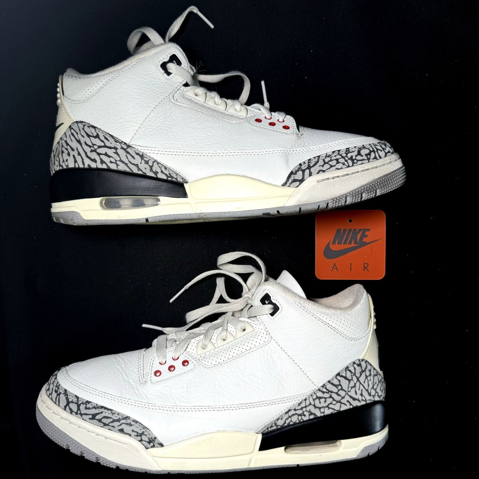 Jordan Brand × Nike Size 9.5 - Nike Air Jordan 3 Retro White Cement Reimagined Size US 9.5 / EU 42-43 - 3 Thumbnail