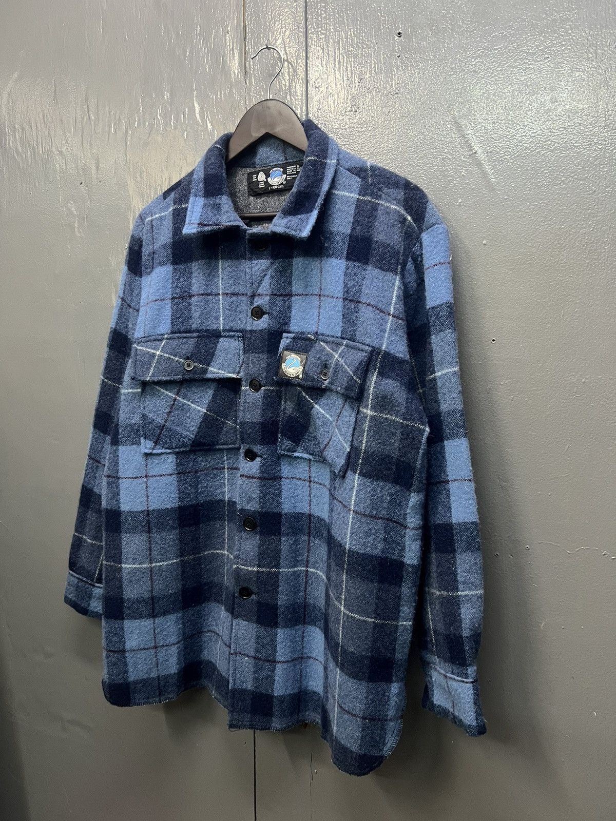 Vintage Vintage The Original Swanndri Pure New Wool Shirt Size US L / EU 52-54 / 3 - 2 Thumbnail