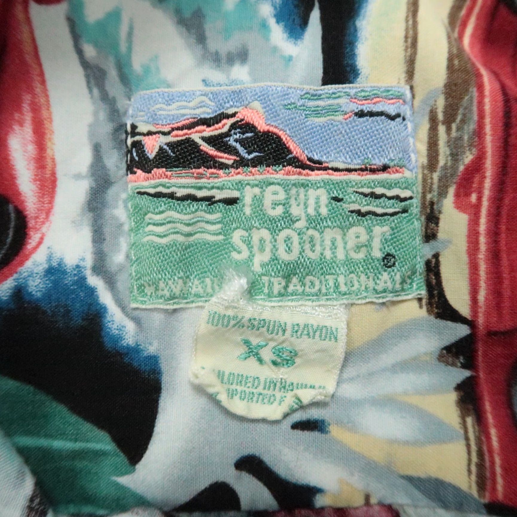 Reyn Spooner VINTAGE Reyn Spooner Shirt Mens XS Green Blue Hawaiian Cars USA Short Sleeve Button-Up Geometric Pattern Casual Travel 50s 60s Mens Size US XS / EU 42 / 0 - 3 Thumbnail