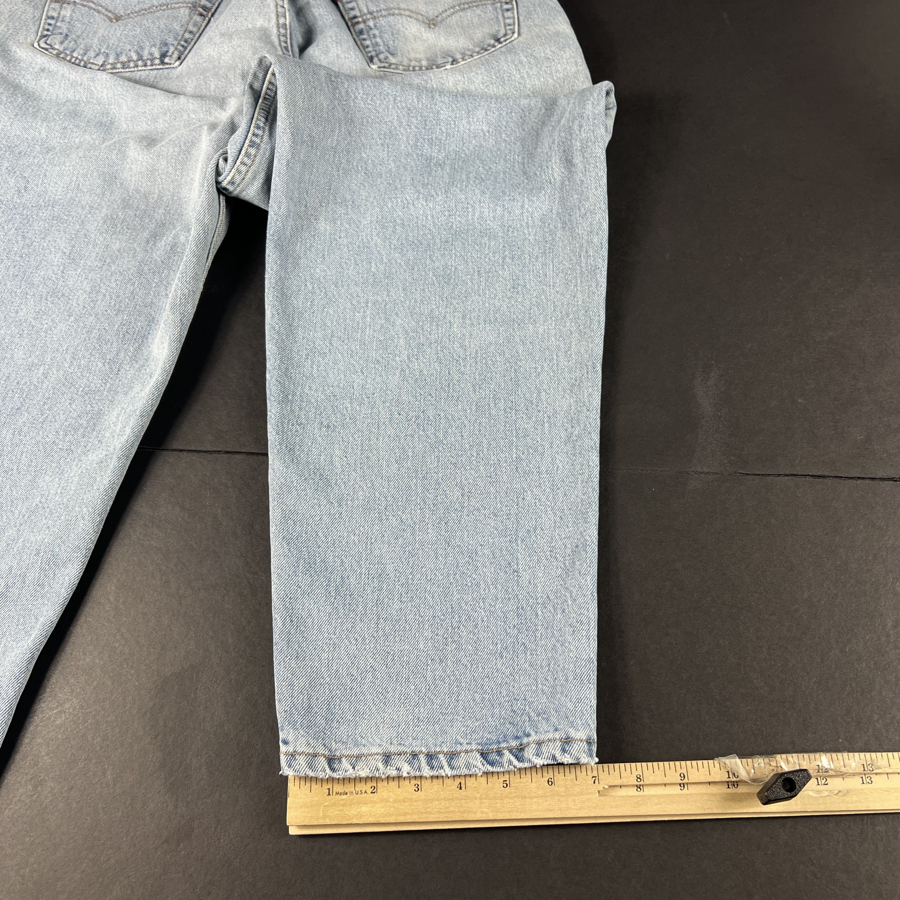 Levi's × Vintage VTG 90s Levi's Jeans 560 Loose Tapered Blue Denim Size US 35 - 17 Thumbnail