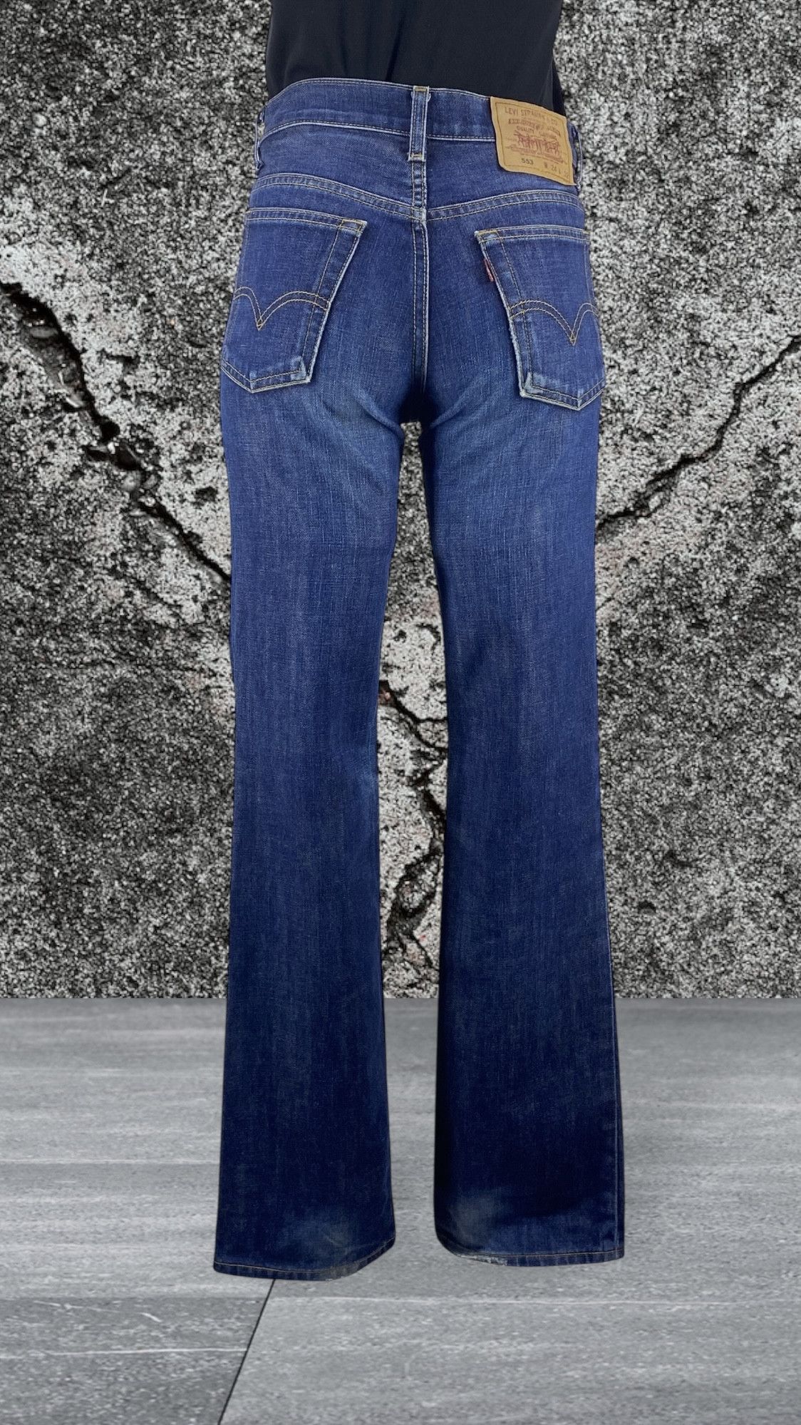 Levi's × Levi's Vintage Clothing Levis 553 Jeans High Waisted Jeans Medium Wash Jeans Size 24" / US 00 / IT 34 - 1 Thumbnail
