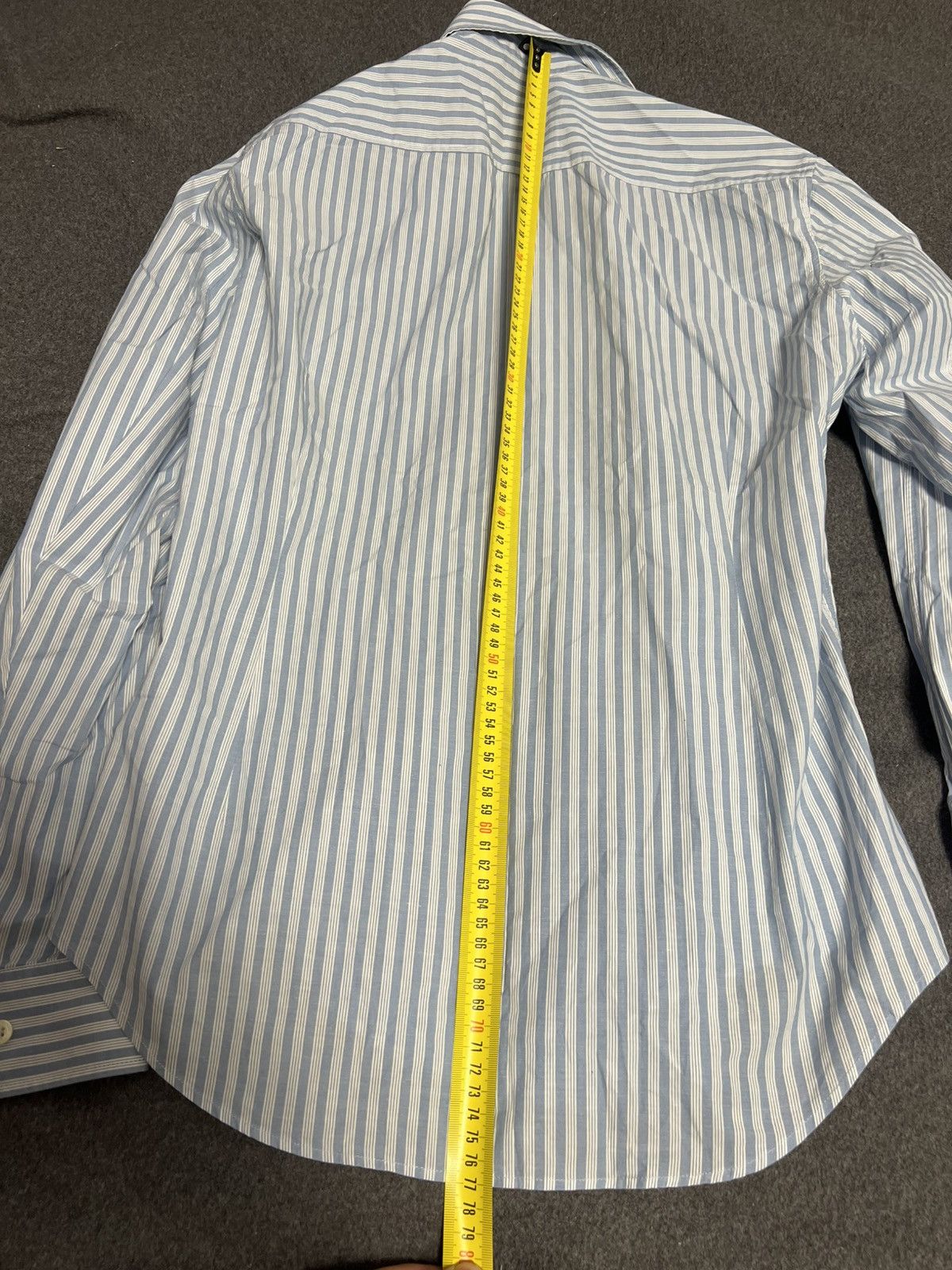 Vivienne Westwood Vivienne Westwood Man London Men's Blue Stripe Shirt Size 50 Size US M / EU 48-50 / 2 - 12 Thumbnail