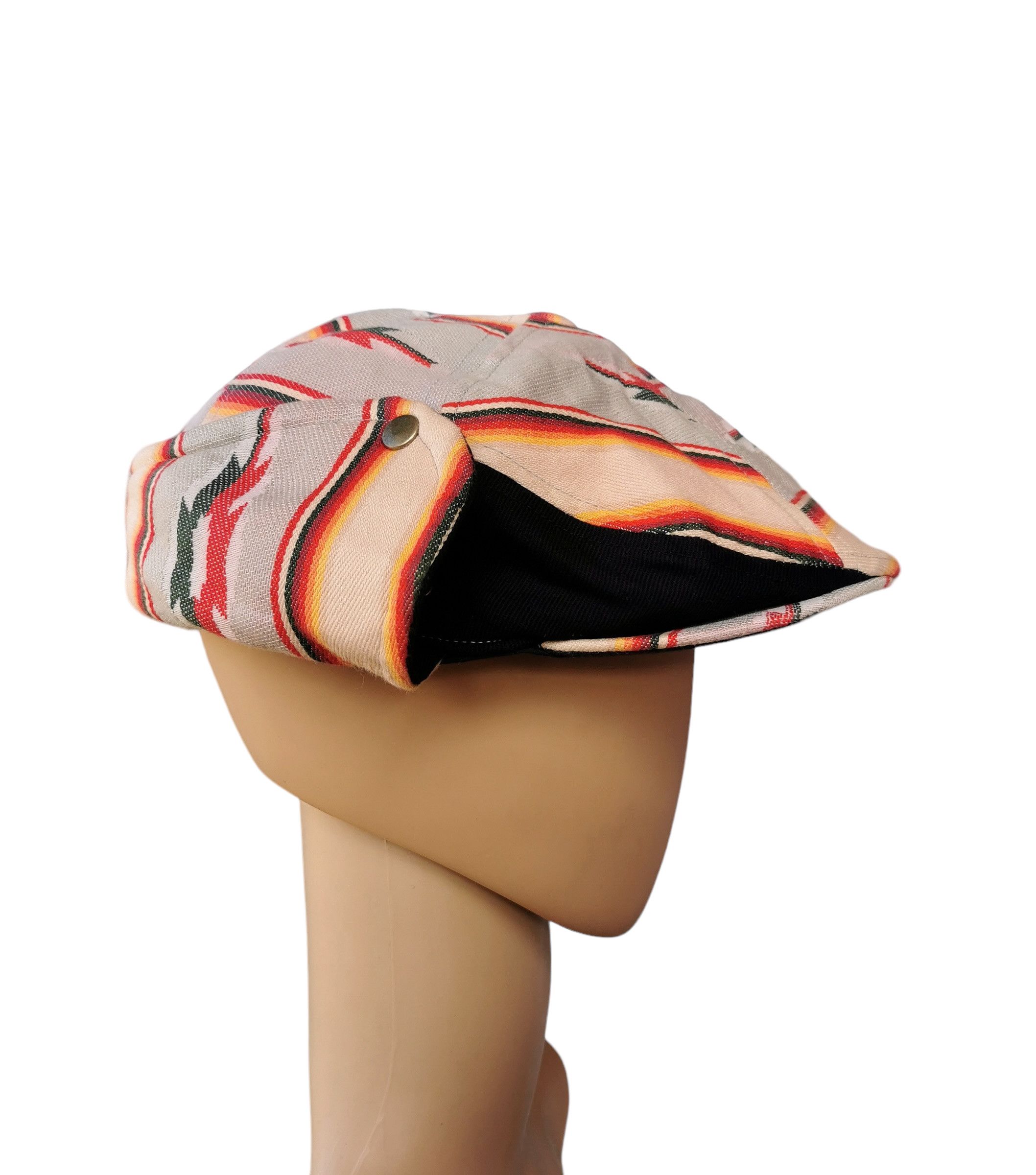 Vintage DL Headwear Navajo Flat Cap Size 38 - 4 Thumbnail