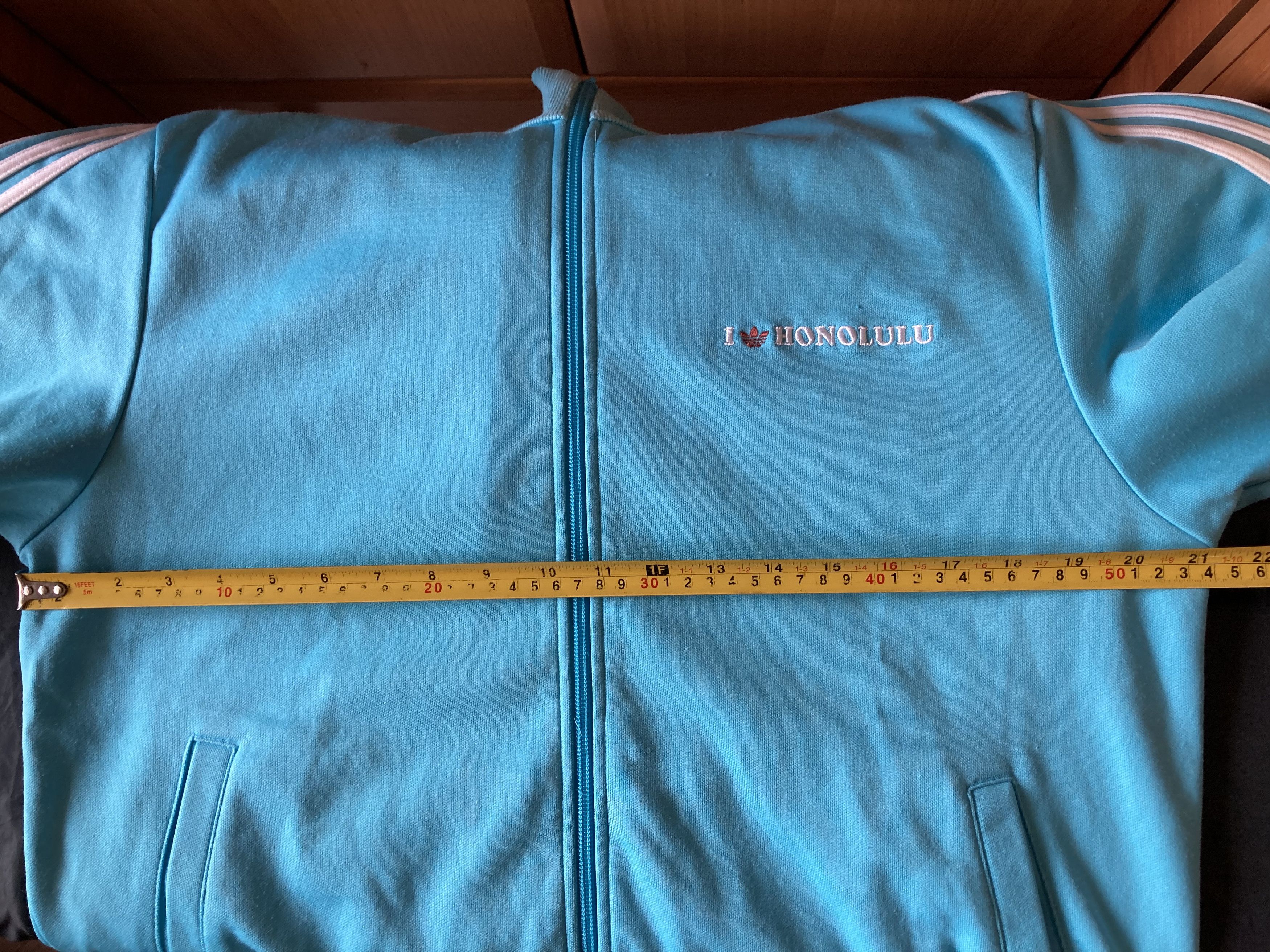 Adidas × Vintage VTG Adidas Originals I Love Honolulu Hawaii Track Jacket Size US L / EU 52-54 / 3 - 10 Thumbnail