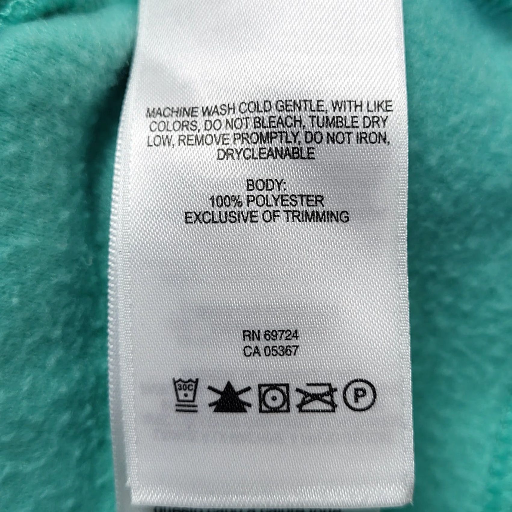 Vintage Columbia Fleece Vest Womens Large Full Zip Sleeveless Turquoise Blue Vest Size L / US 10 / IT 46 - 6 Thumbnail