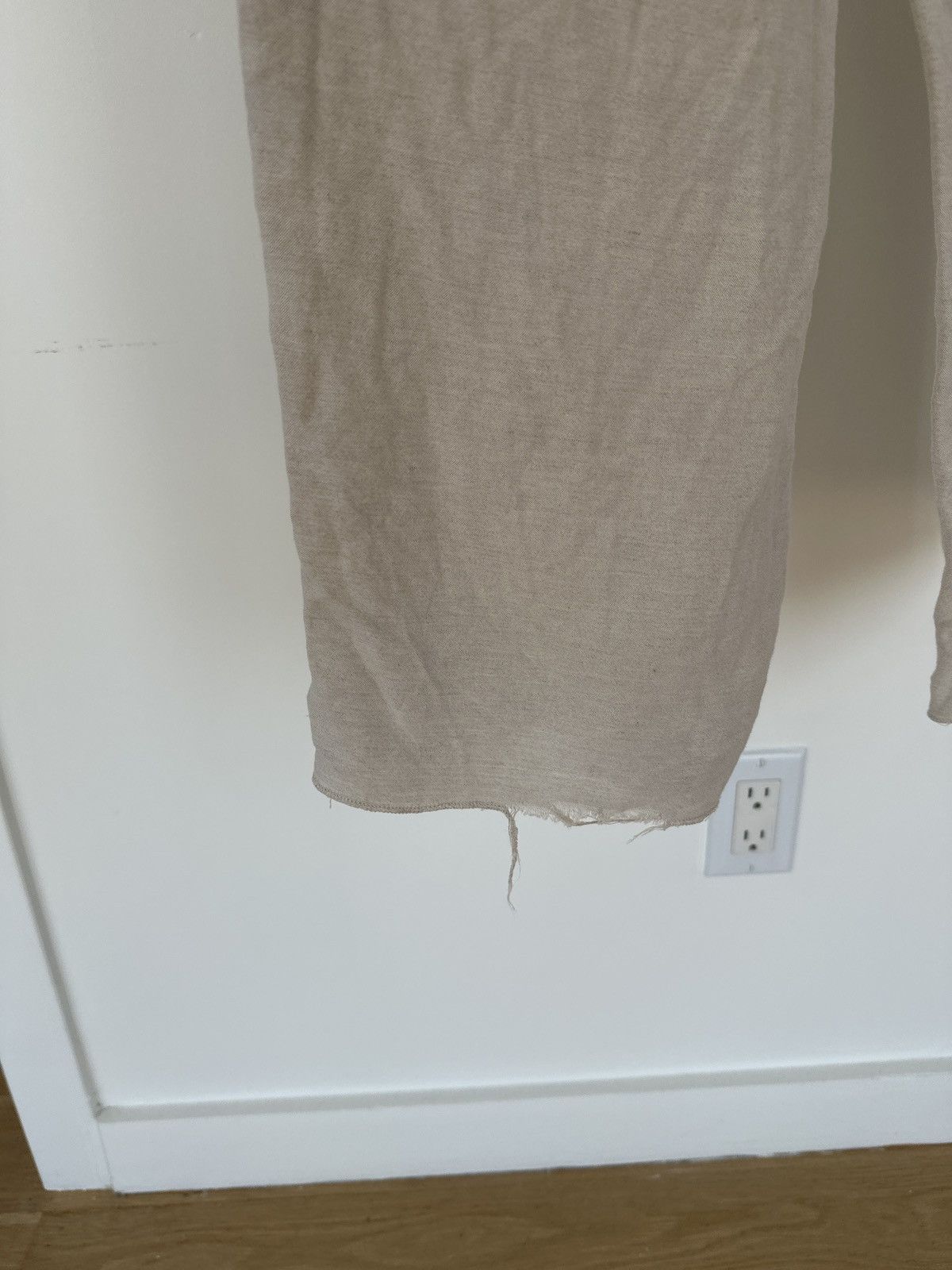 Hugo Boss Factory Boss White Linen Pants Size US 30 / EU 46 - 2 Thumbnail
