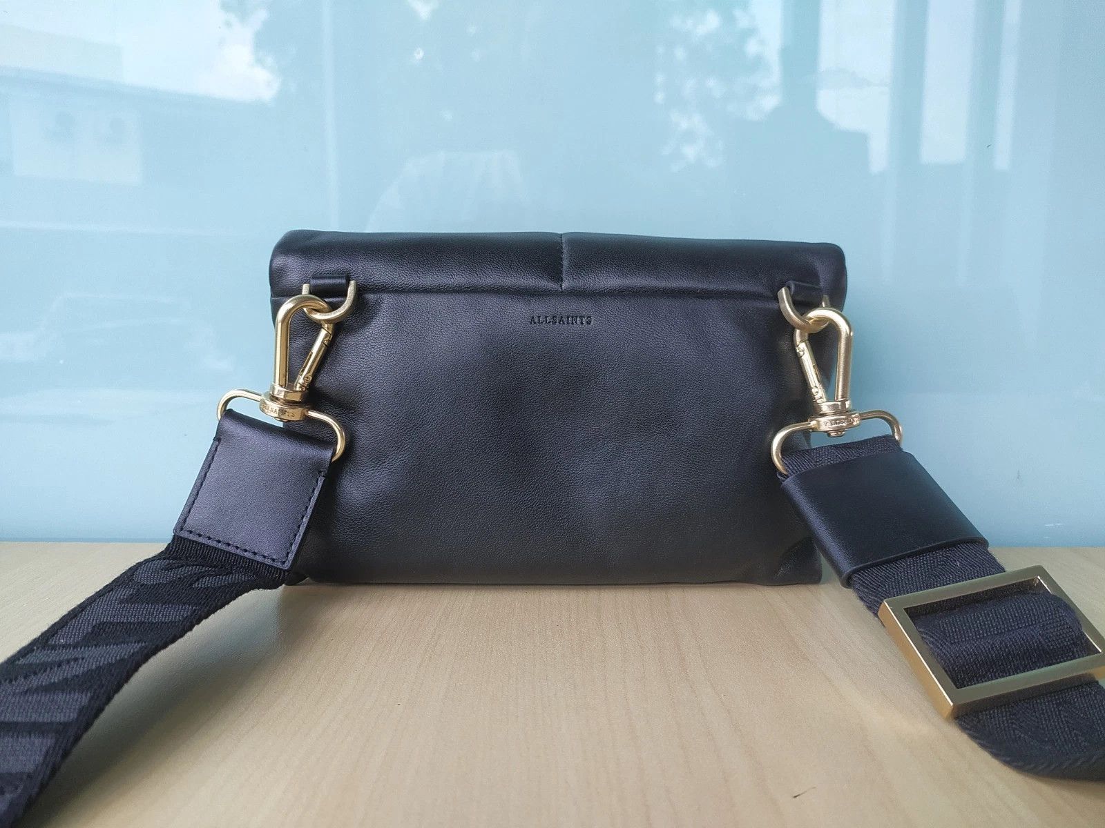 Allsaints ALLSAINTS Ezra quilt Leather Crossbody Bag FTP - 8044 Size ONE SIZE - 3 Thumbnail
