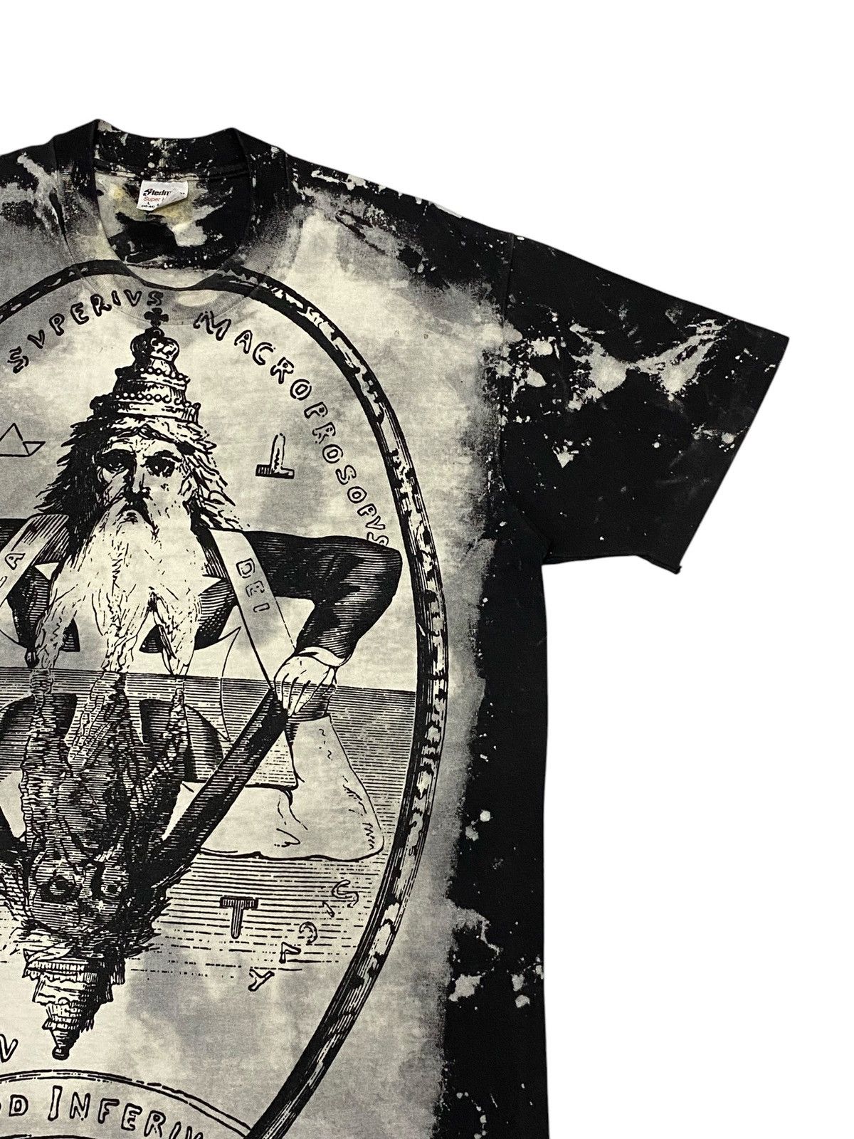 Vintage Rare🔥Vintage 90s Abstract Wizard Mosquitohead Double Sided Size US L / EU 52-54 / 3 - 5 Thumbnail