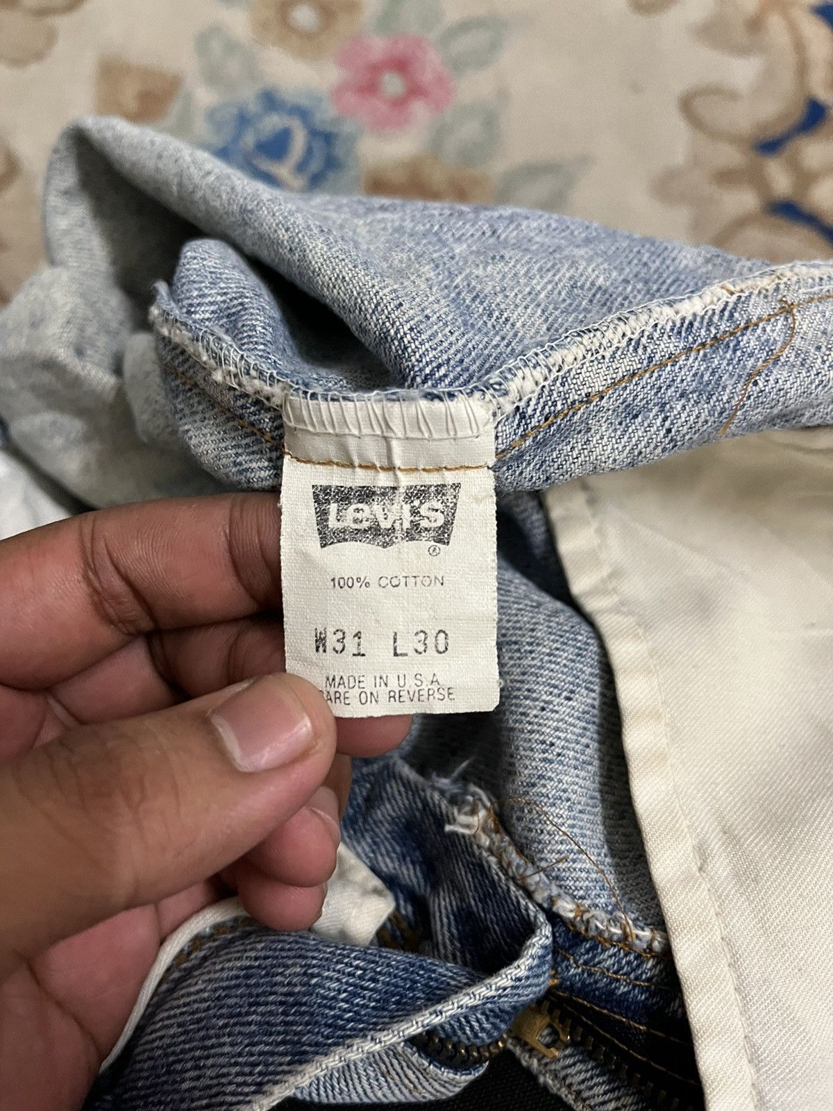 Levi's Levis 80’s 505 Disstressed Denim Size US 29 - 14 Thumbnail