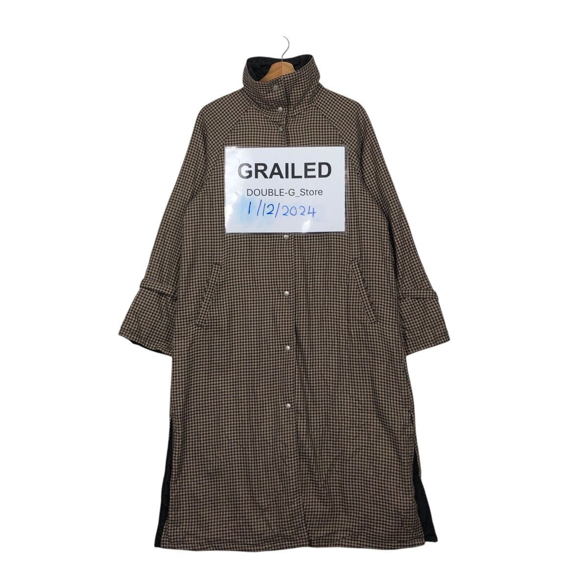 Japanese Brand 📌Long Jacket Reversible Tartan Design Kastane Issey Miyake Size US M / EU 48-50 / 2 - 1 Thumbnail
