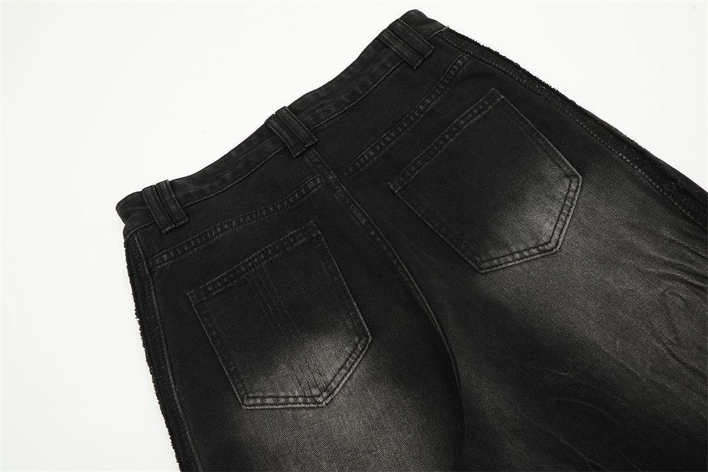 Japanese Brand × Jean Contrast color distressed punk washed loose jeans Size US 32 / EU 48 - 6 Thumbnail