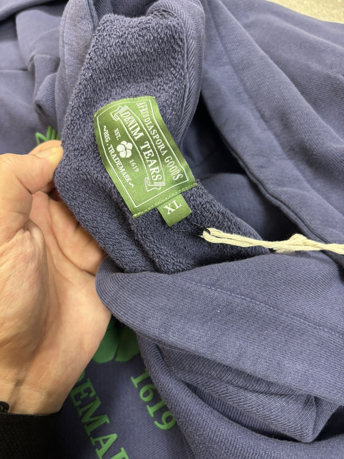 DENIM TEARS Denim Tears ADG Hoodie, Purple Size US XL / EU 56 / 4 - 9 Thumbnail