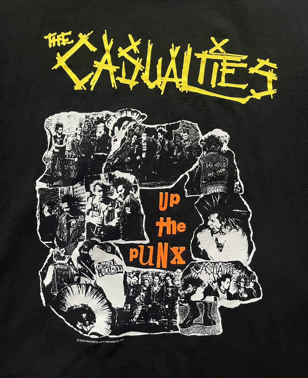 Band Tees 2004 The Casualties “Up The Punx” Collage Tee Size US M / EU 48-50 / 2 - 2 Thumbnail
