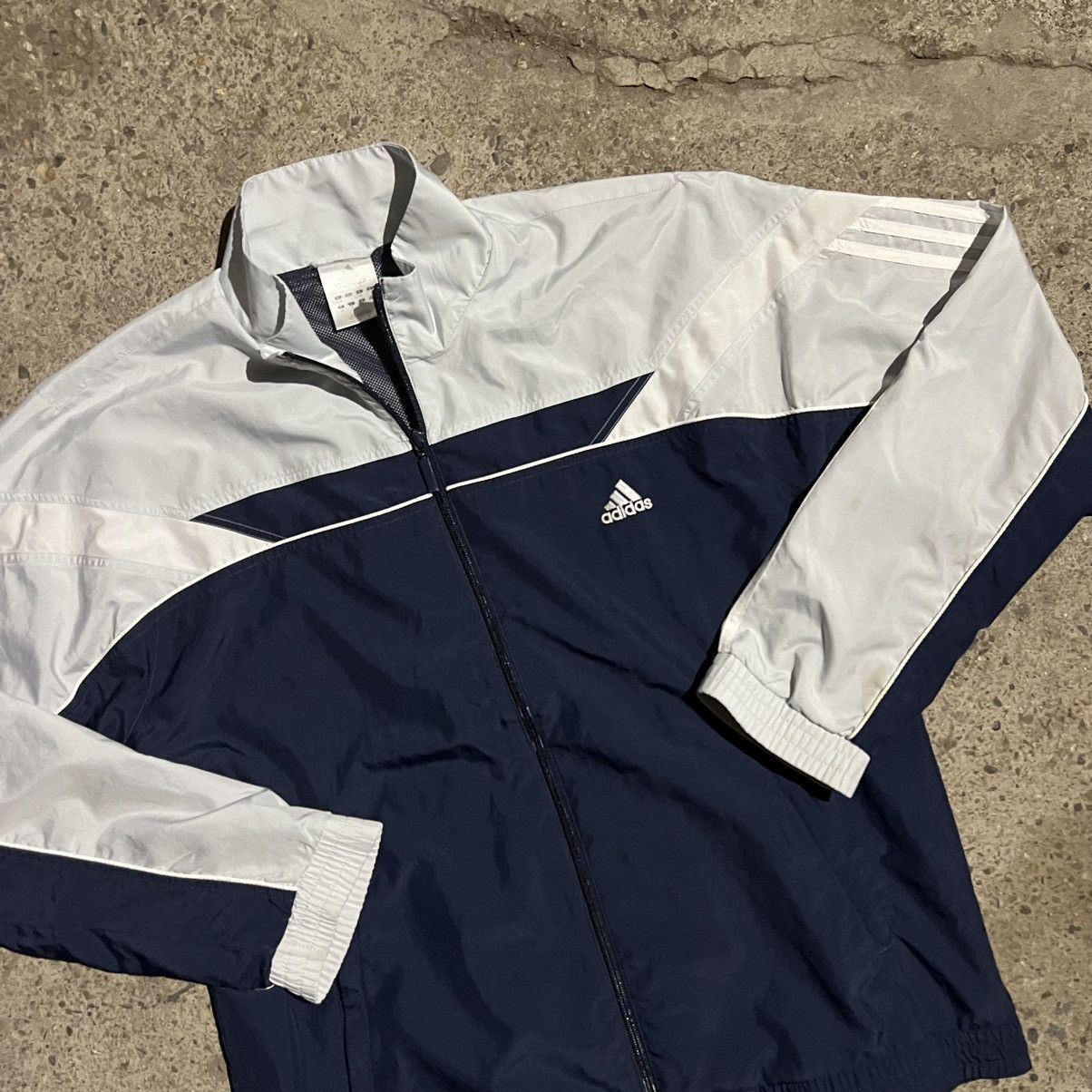 Adidas × Vintage 90s Adidas Lampas Vintage Y2K Oversized Retro Nylon Jacket Size US L / EU 52-54 / 3 - 3 Thumbnail