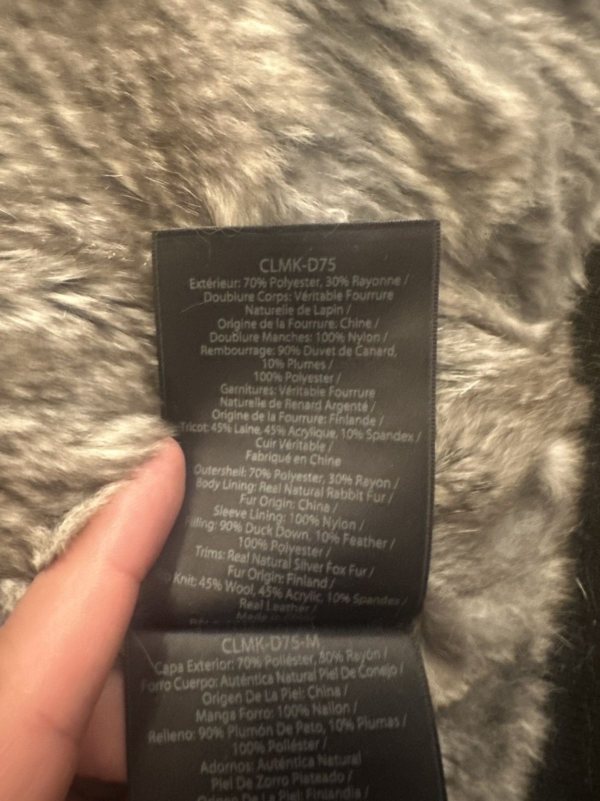 Mackage Mackage Fulton Rabbit Fur Lined Bomber Size US S / EU 44-46 / 1 - 7 Thumbnail