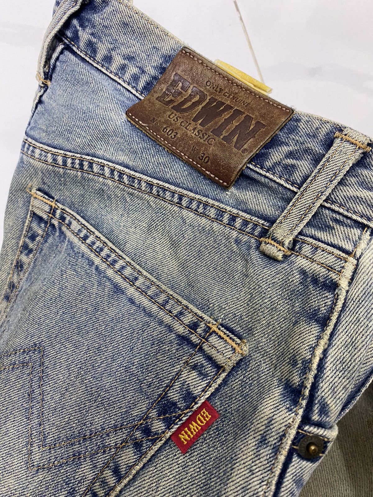 Edwin × Hysteric Glamour × If Six Was Nine RUSTY DISTRESSED DENIM EDWIN US VINTAGE DENIM JEANS Size US 29 - 8 Thumbnail