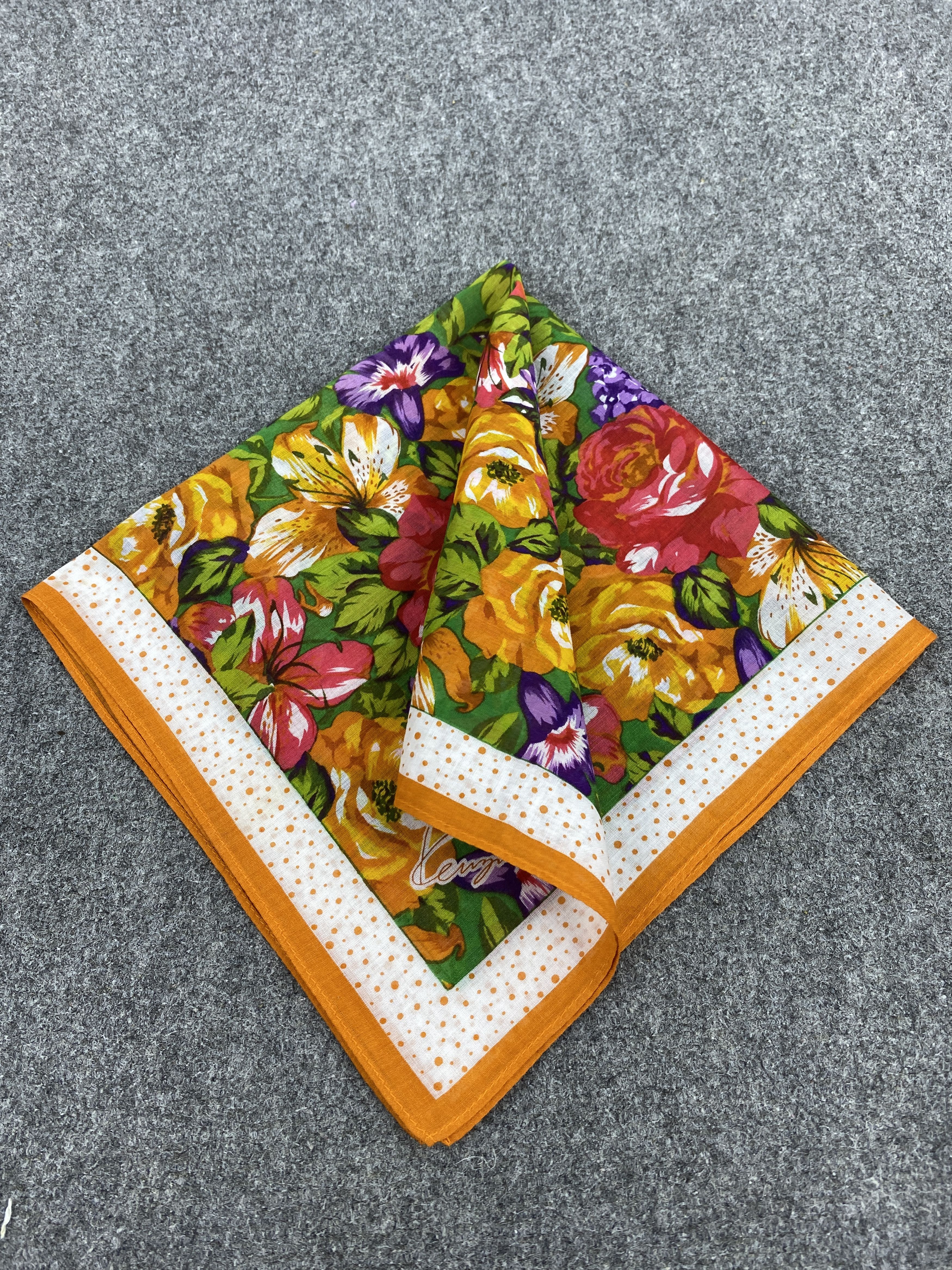 Kenzo Vintage Kenzo Handkerchief / Neckerchief KT0282 Size ONE SIZE - 3 Thumbnail