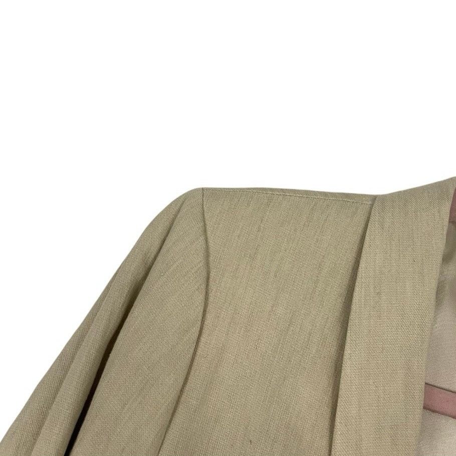 Vince Vince Cream One Button Down Blazer Size L / US 10 / IT 46 - 2 Thumbnail