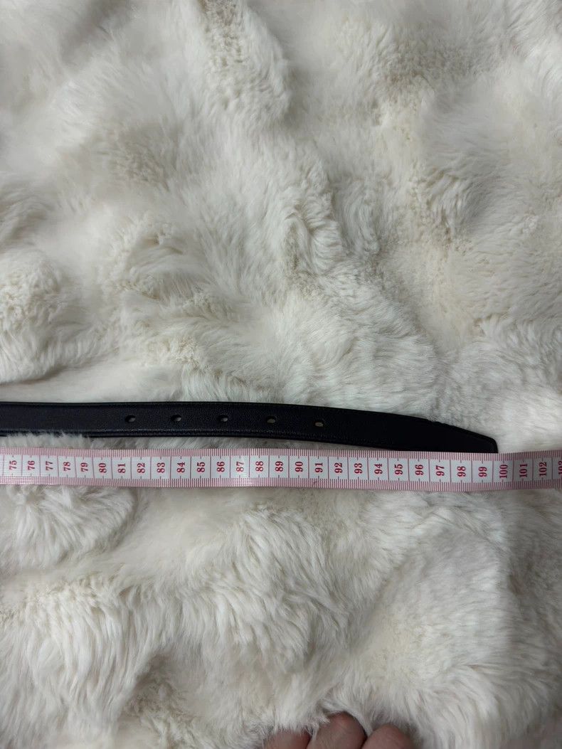 Saint Laurent Paris Saint Laurent Paris Logo black and silver belt Size ONE SIZE - 9 Thumbnail