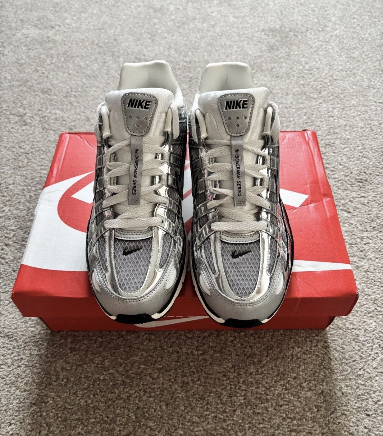 Nike Nike P6000s Metallic Silver UK size 8.5 comes witj box Size US 8.5 / EU 41-42 - 3 Thumbnail
