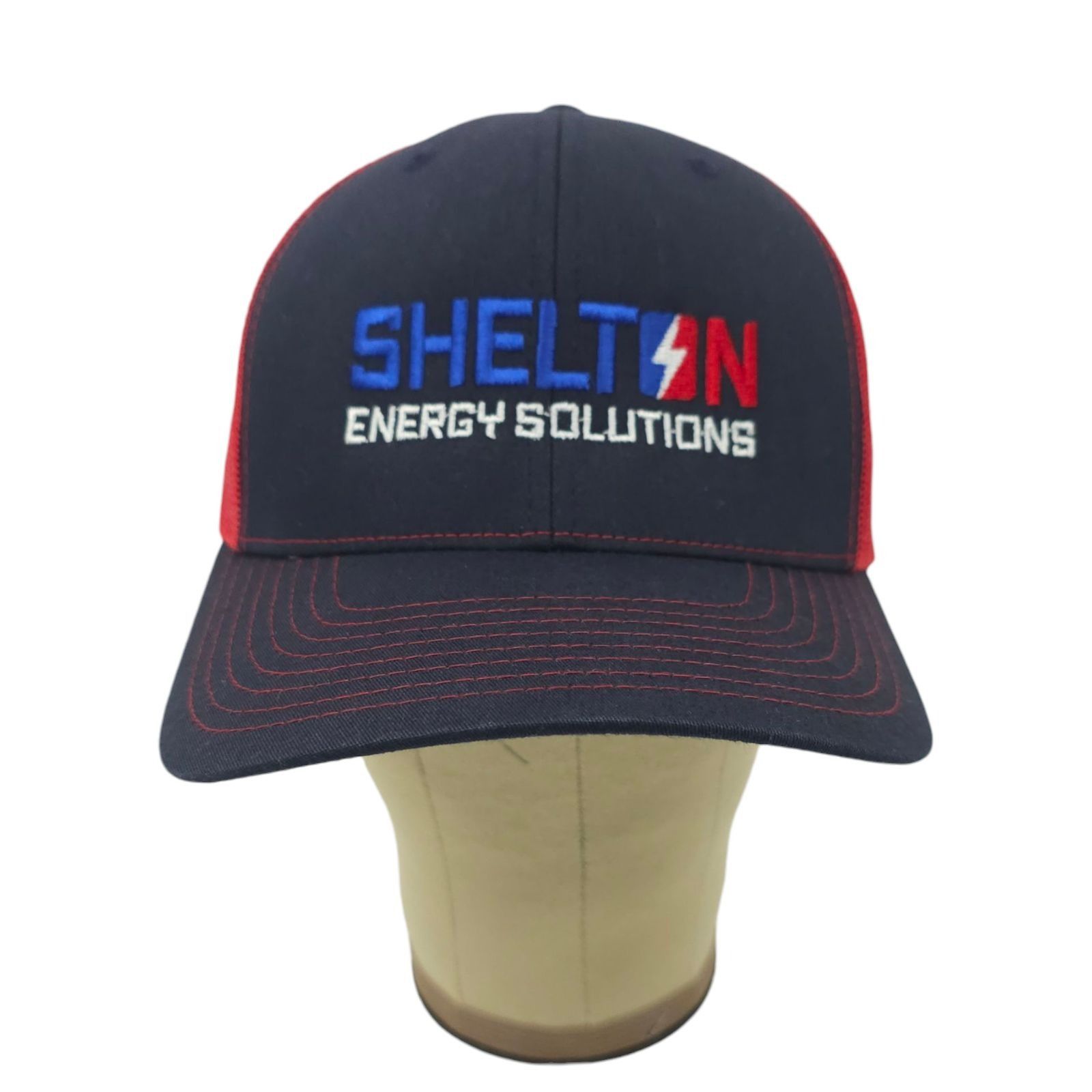 Richardson Shelton Energy Solutions Mesh Snapback Cap Trucker Hat Size ONE SIZE - 13 Thumbnail