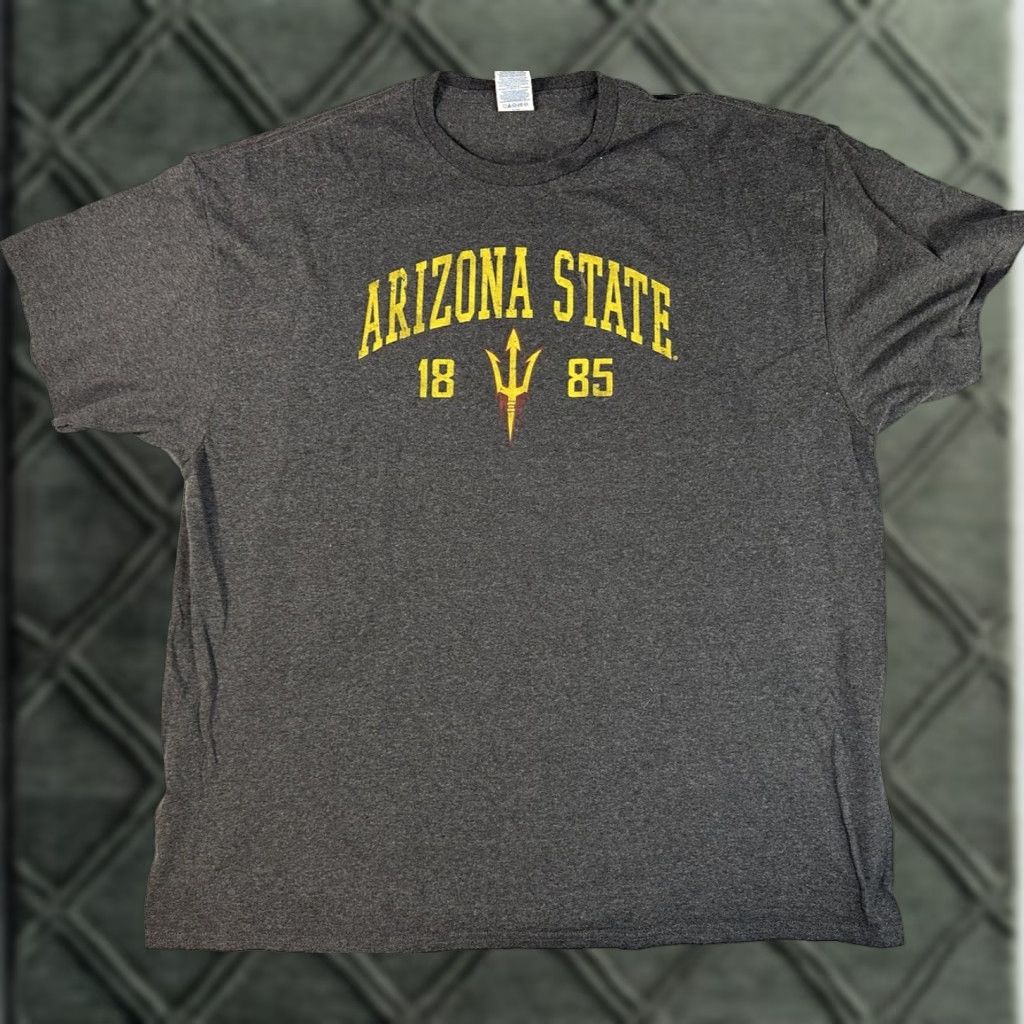 Vintage Nike Arizona State Sundevils T-Shirt 2XL Grey Crew Neck Short Sleeve Men XS? Size US XXL / EU 58 / 5 - 1 Thumbnail