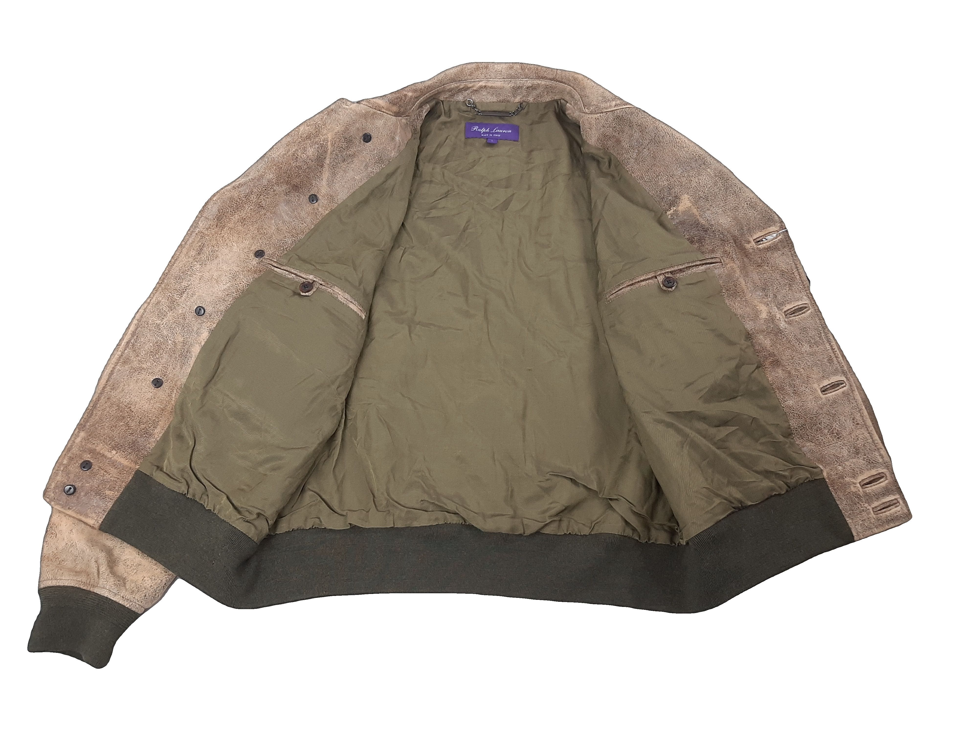 Ralph Lauren Purple Label Ralph Lauren Purple Label Leather Jacket Men's Size L Size US L / EU 52-54 / 3 - 9 Thumbnail