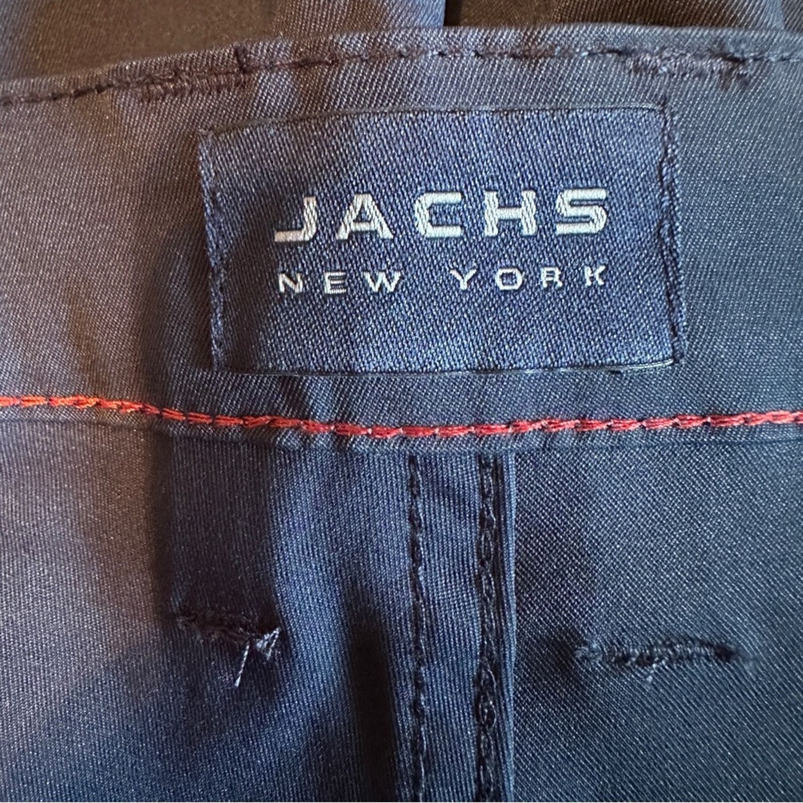 JACHS NY Jachs New York Navy Blue Slim Fit 5-Pocket Styling Pants Size US 38 / EU 54 - 6 Thumbnail