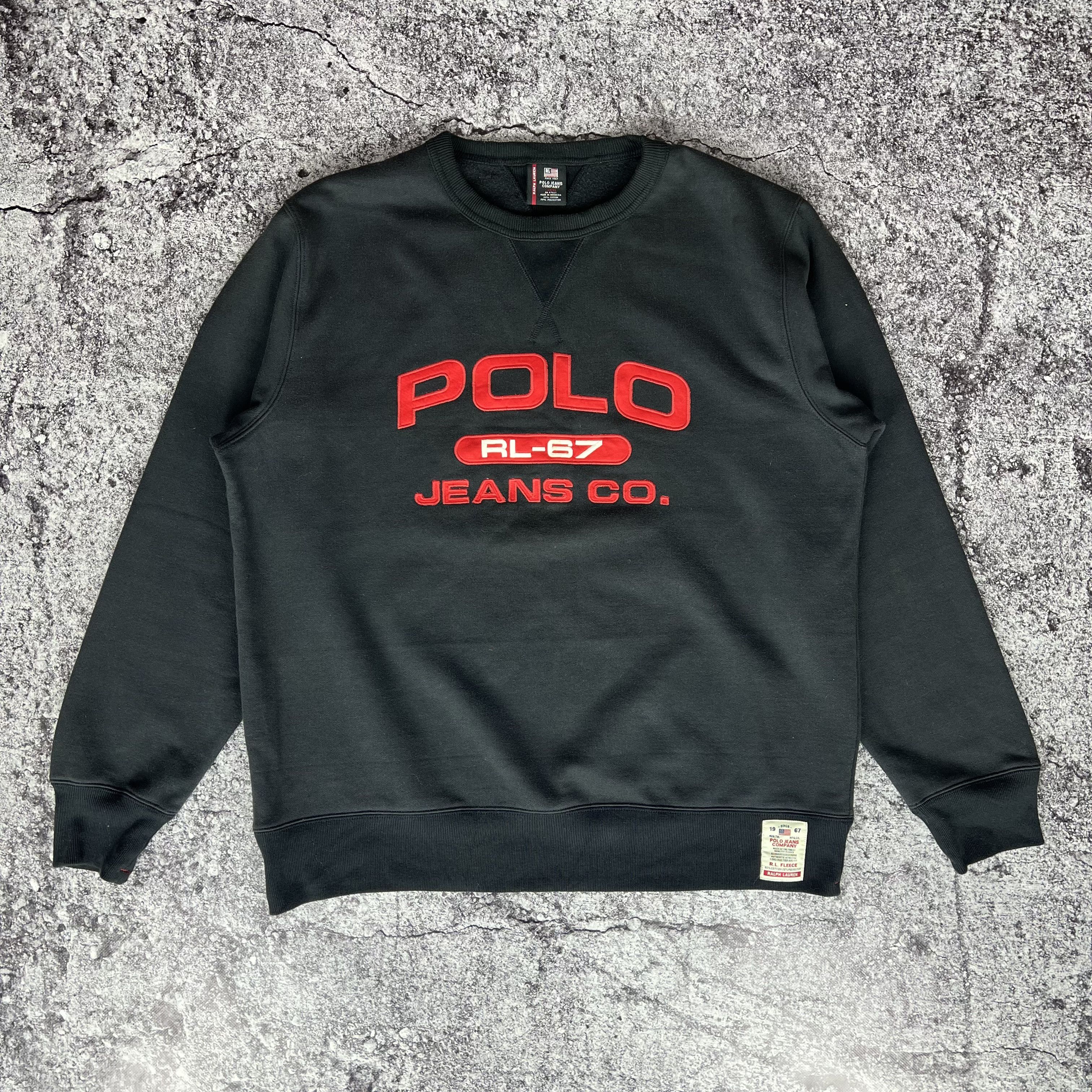 Polo Ralph Lauren Ralph Lauren Polo Jeans Company Sweathirts Big Logo Size L Size US L / EU 52-54 / 3 - 1 Thumbnail