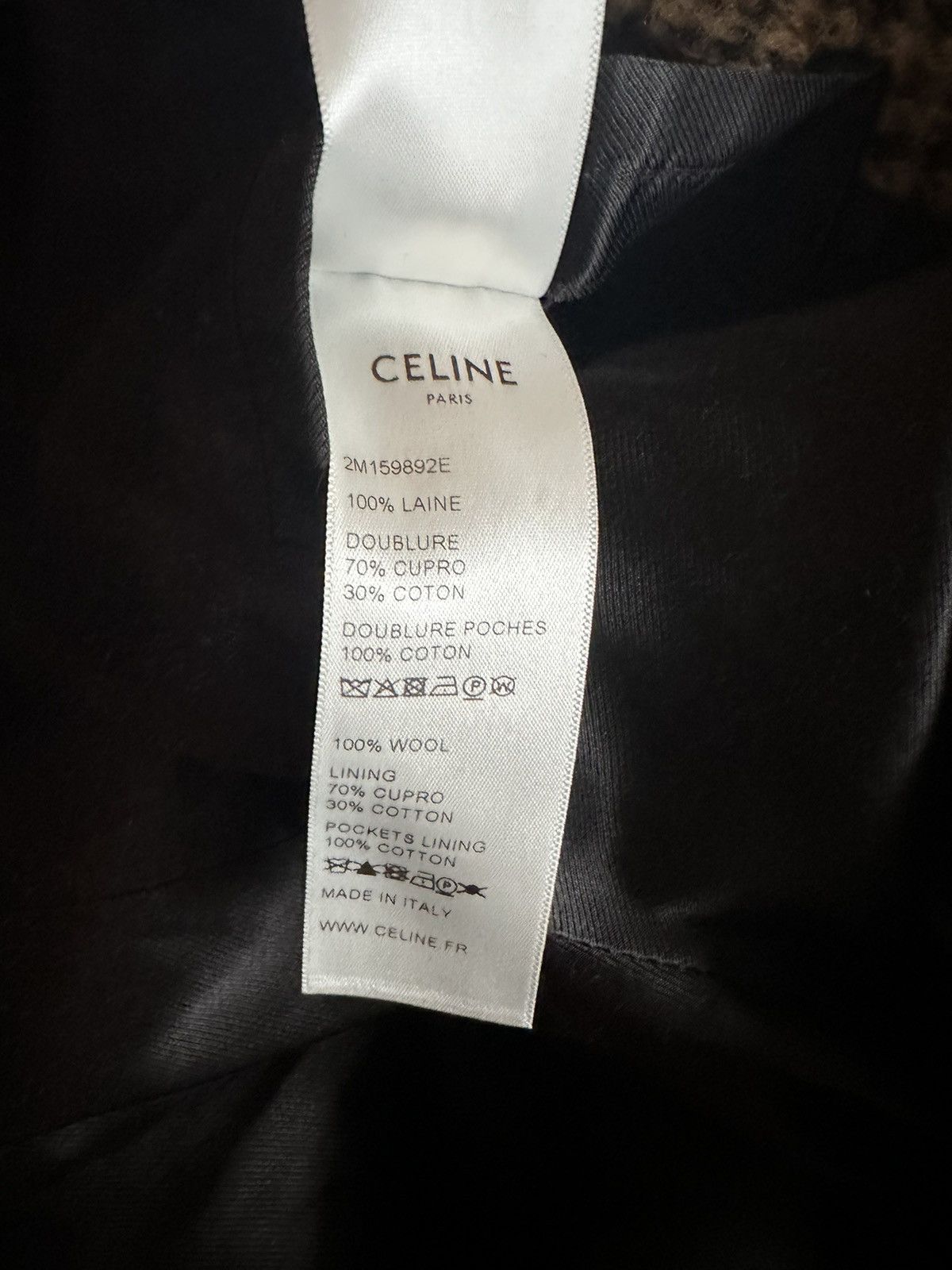 Celine FW19 Celine Pied de Poule Wool Max Coat Hedi Slimane Size US S / EU 44-46 / 1 - 24 Thumbnail