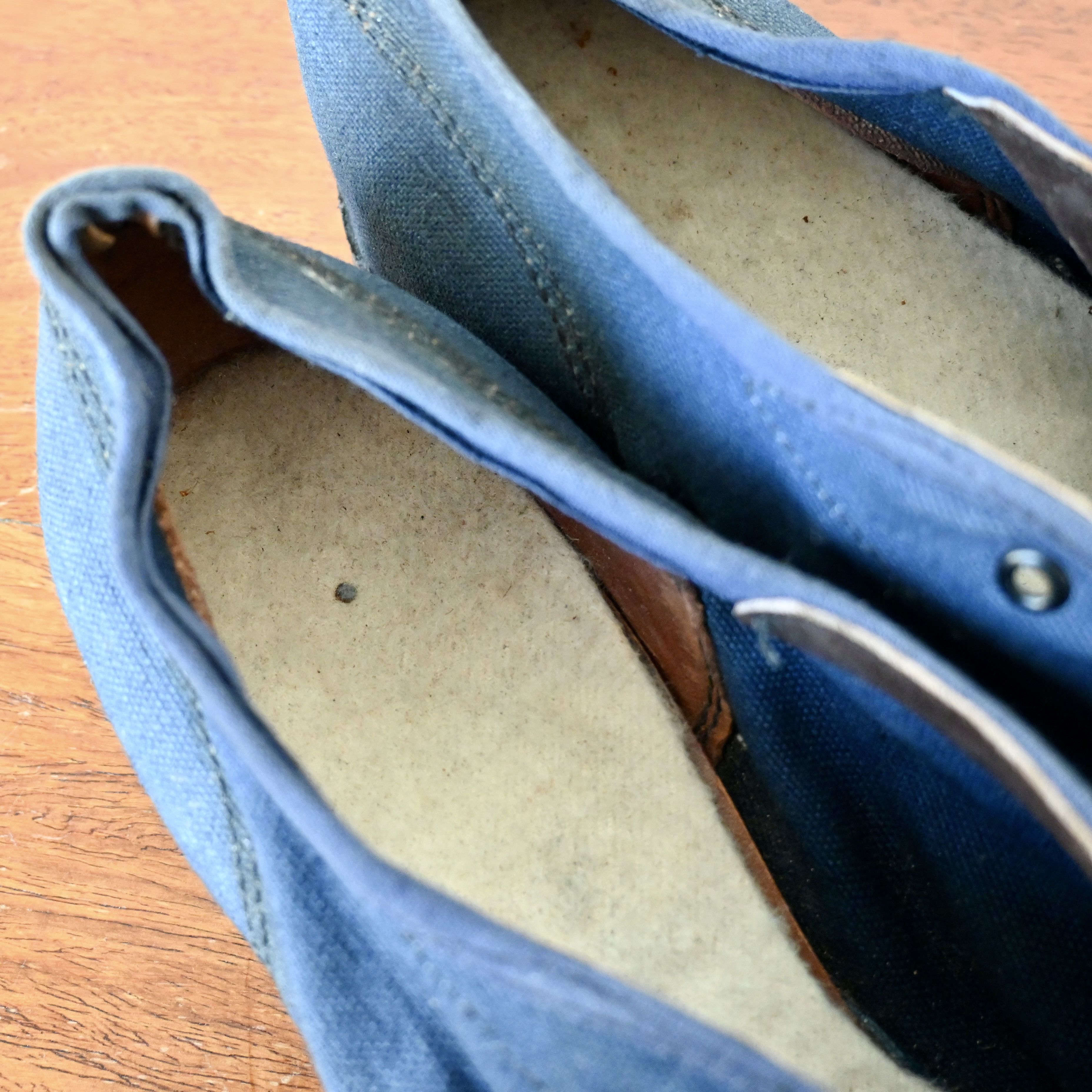 Vintage DEADSTOCK, 1920s-30s Swedish Military "gym trainer", 43 Size US 9.5 / EU 42-43 - 13 Thumbnail