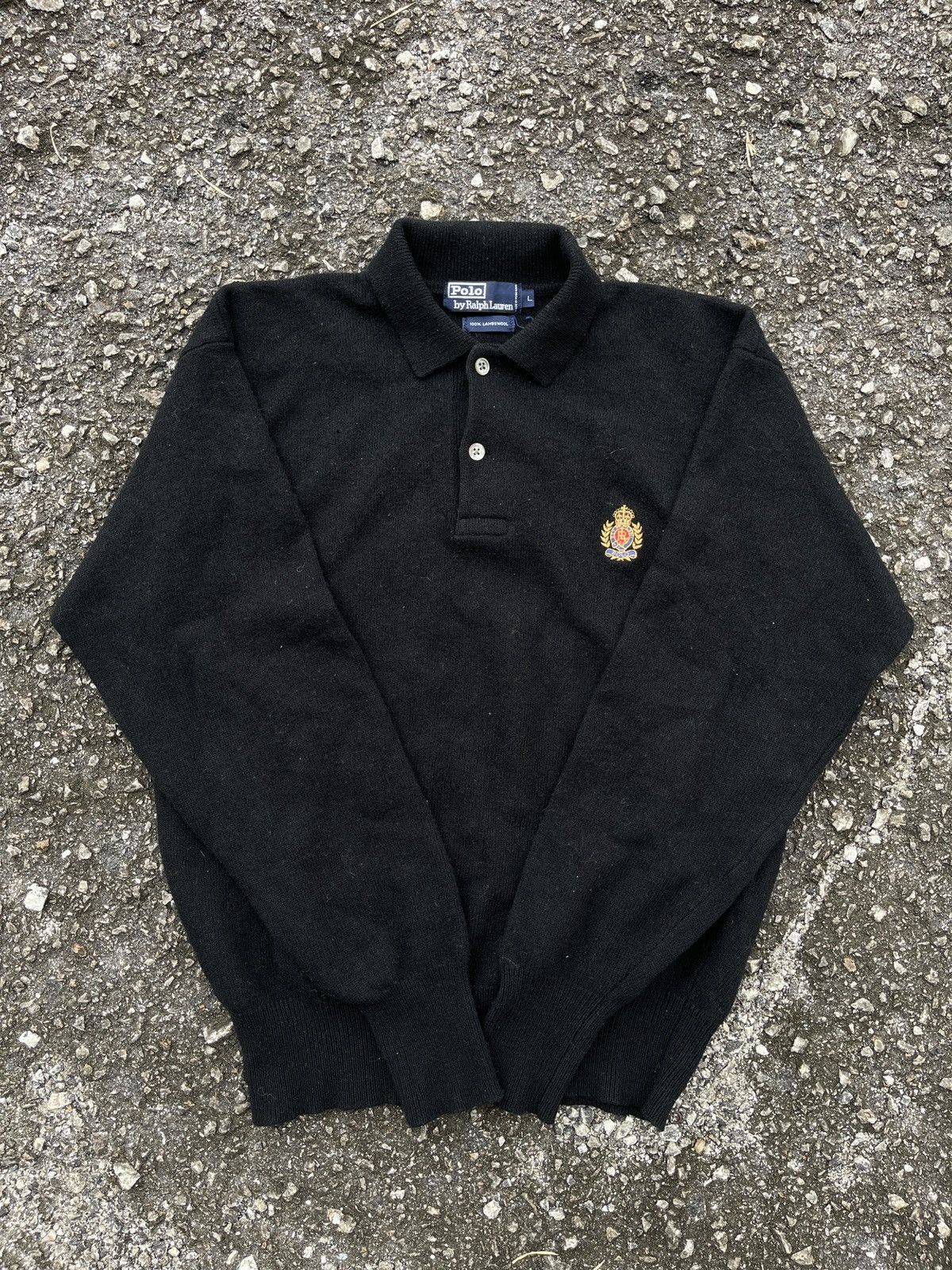 Polo Ralph Lauren × Ralph Lauren Vintage Polo Ralph Lauren Lamb Wool Size L / US 10 / IT 46 - 1 Thumbnail