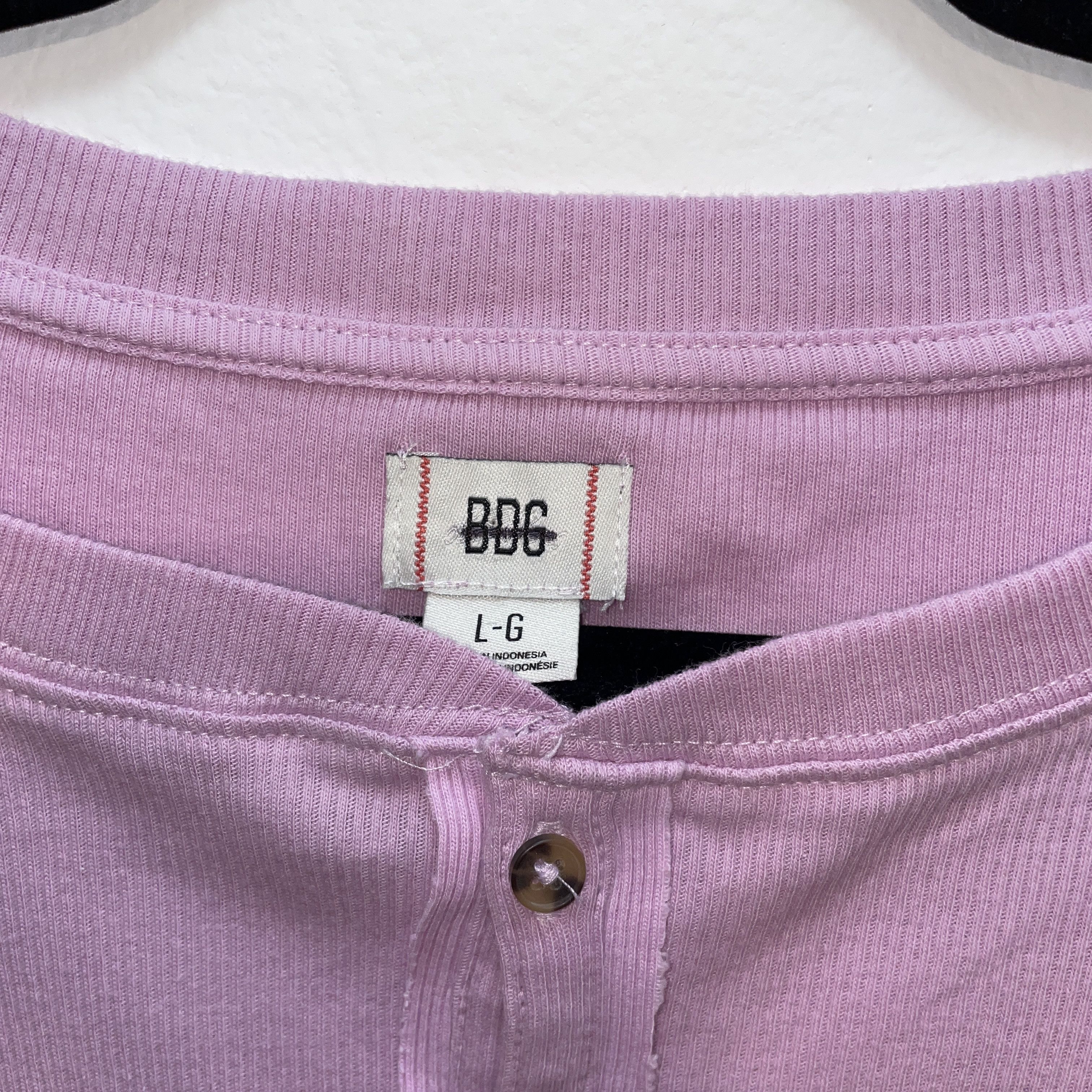 Bdg BDG Pink button up top Size L / US 10 / IT 46 - 3 Thumbnail