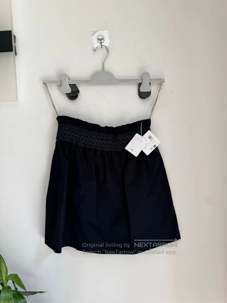 Hermes Hermes Ruched Pleated Skirt Twill Size 25" / US 0 / IT 36 - 1 Thumbnail