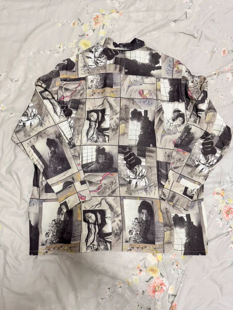 Wacko Maria Wacko maria 21ss Araki Nobuyoshi Tight Binding Ink Paintin Size US L / EU 52-54 / 3 - 2 Thumbnail