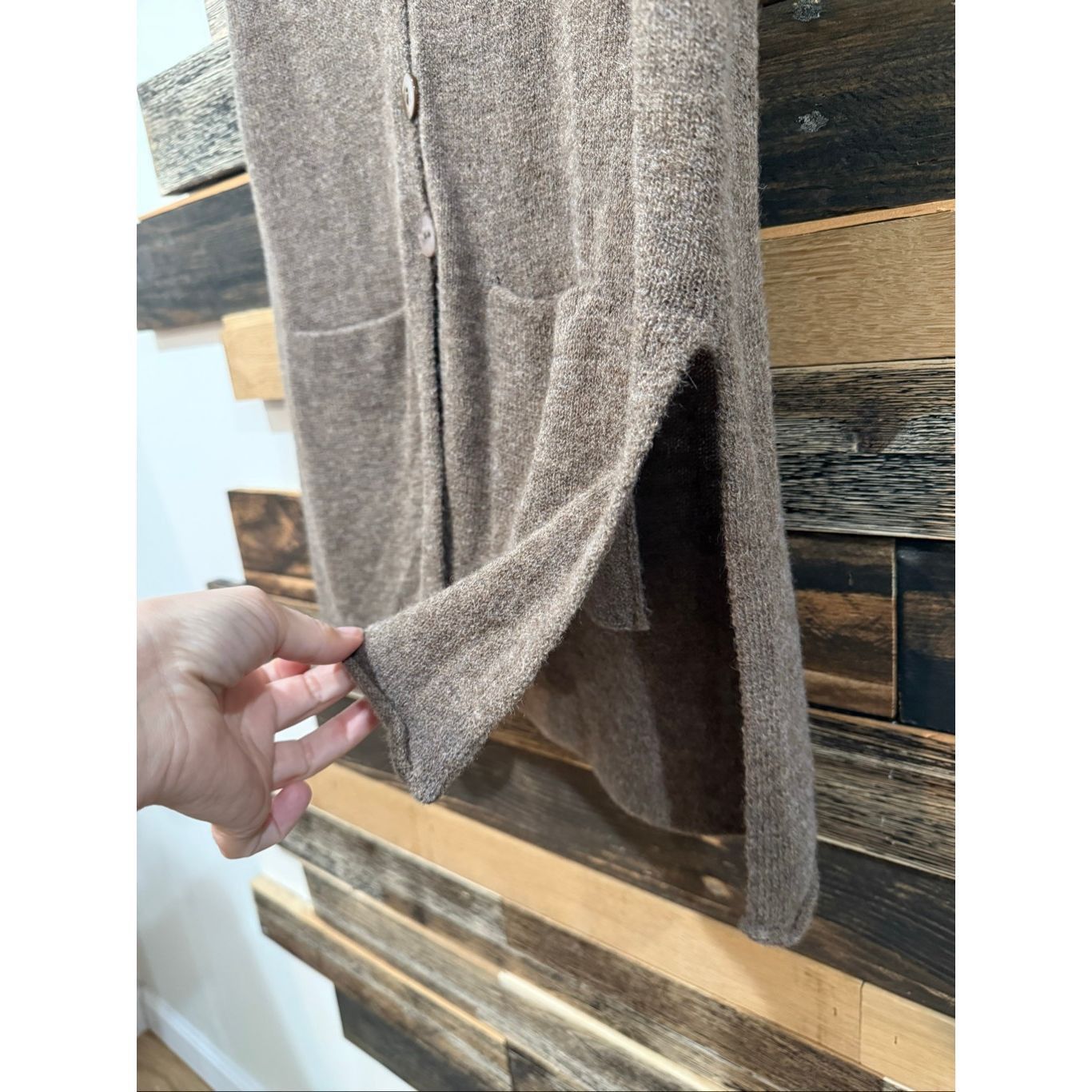 Guru Gudrun Sjoden lagenlook boho oversized wool vest size Small Size S / US 4 / IT 40 - 4 Thumbnail