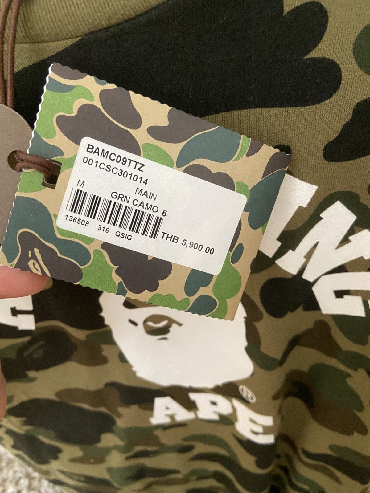 Bape Bape 1st camo green tee Size US M / EU 48-50 / 2 - 3 Thumbnail